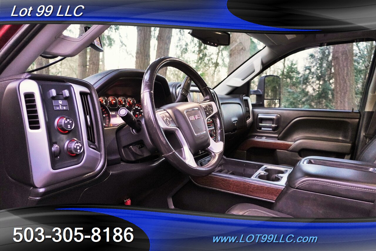 2015 GMC Sierra 2500HD SLT 4X4 6.6L Duramax Heated AC Leather LONG BED  Lifted Fuel Wheels BFG Tires Tinted Windows 2 OWNERS - Photo 12 - Milwaukie, OR 97267