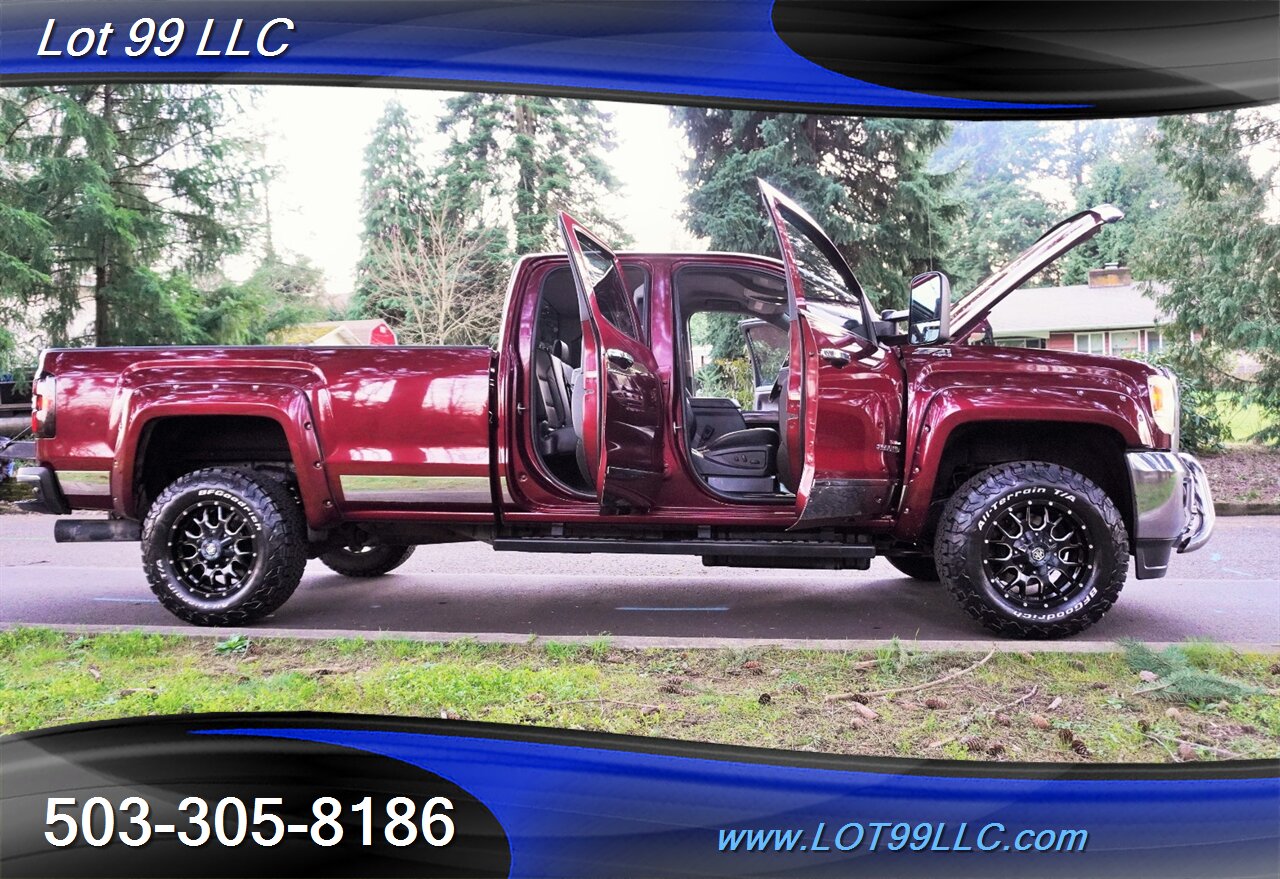 2015 GMC Sierra 2500HD SLT 4X4 6.6L Duramax Heated AC Leather LONG BED  Lifted Fuel Wheels BFG Tires Tinted Windows 2 OWNERS - Photo 29 - Milwaukie, OR 97267