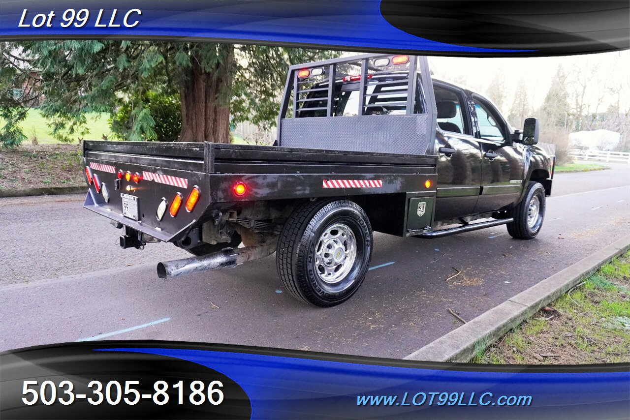 2007 Chevrolet Silverado 2500 HD Crew Cab 4X4 6.6L Duramax FLAT BED NEW TIRES   - Photo 10 - Milwaukie, OR 97267