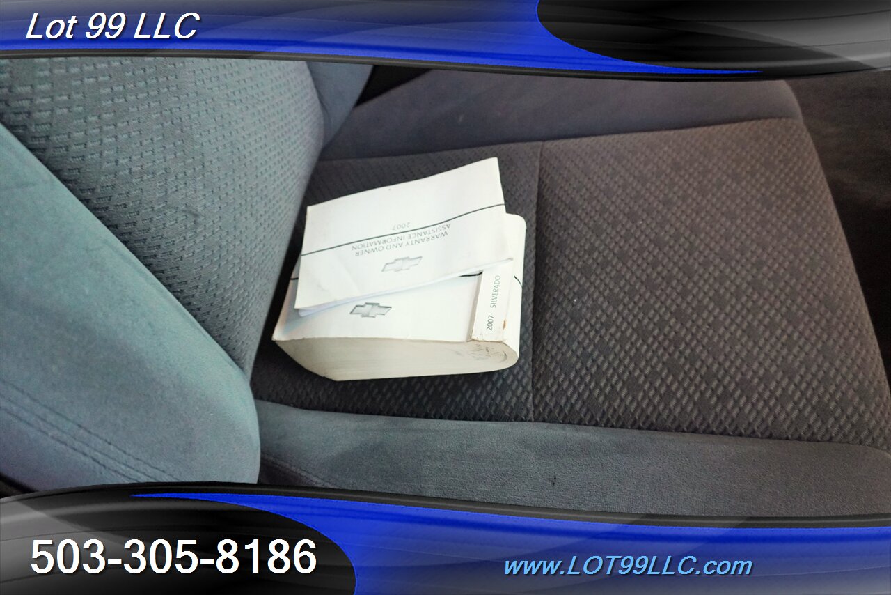 2007 Chevrolet Silverado 2500 HD Crew Cab 4X4 6.6L Duramax FLAT BED NEW TIRES   - Photo 35 - Milwaukie, OR 97267