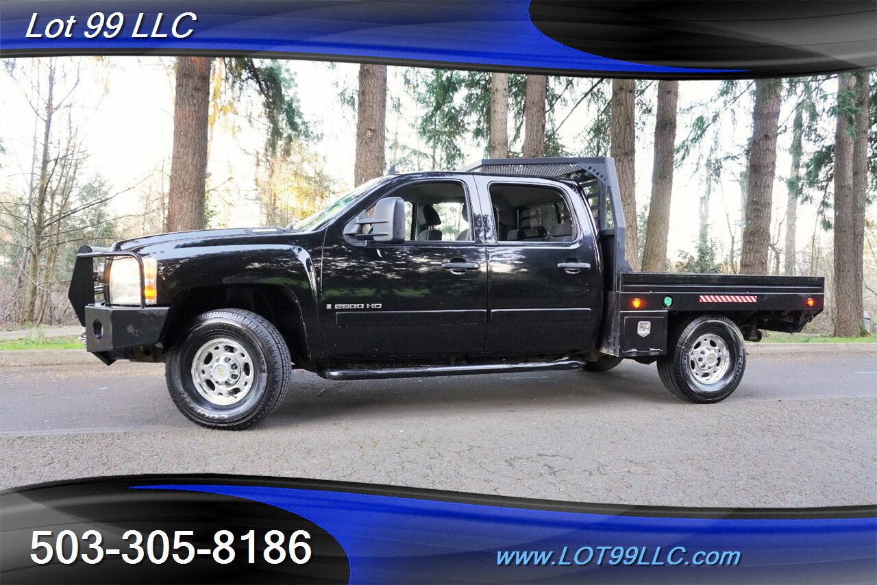 2007 Chevrolet Silverado 2500 HD Crew Cab 4X4 6.6L Duramax FLAT BED NEW TIRES   - Photo 6 - Milwaukie, OR 97267