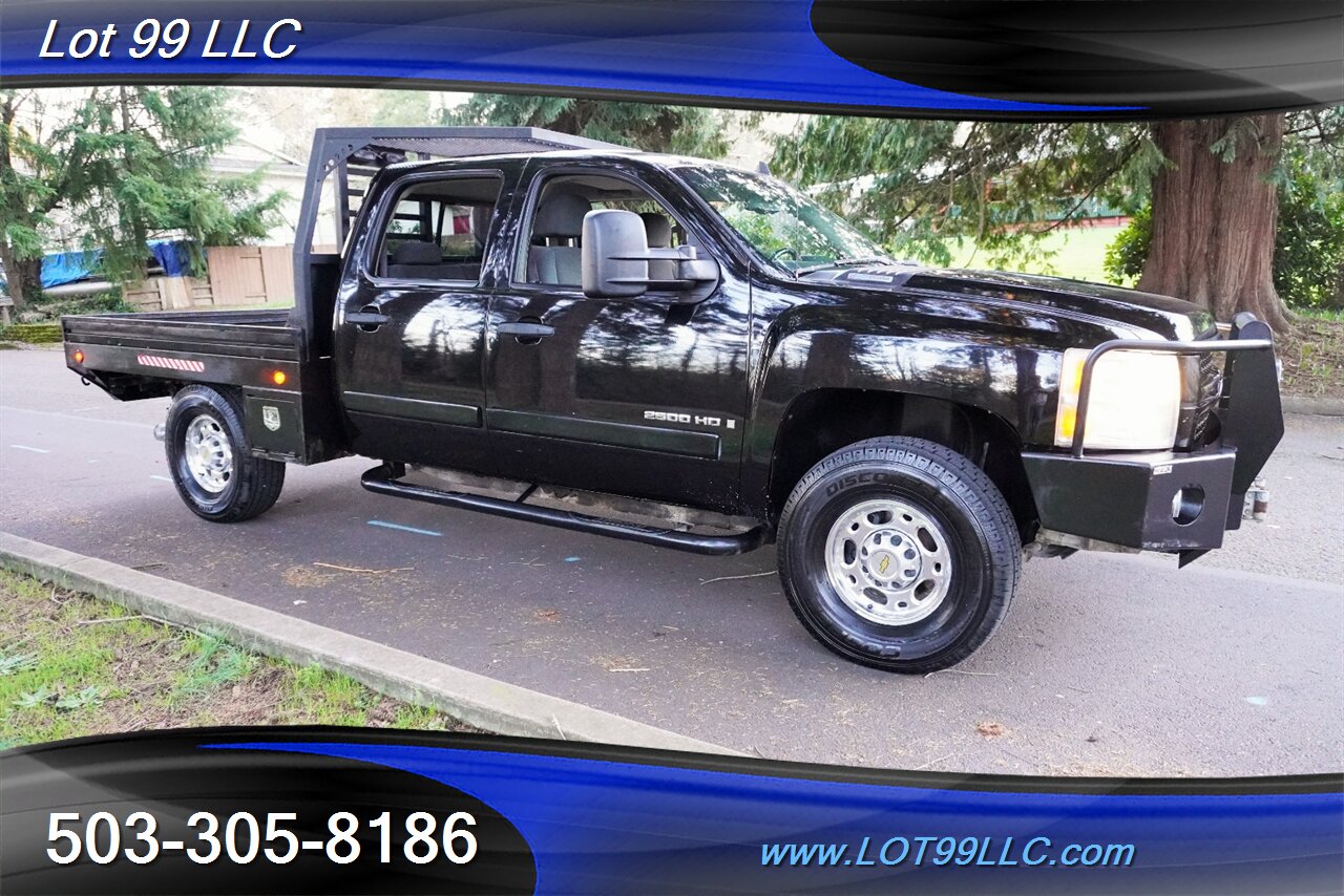 2007 Chevrolet Silverado 2500 HD Crew Cab 4X4 6.6L Duramax FLAT BED NEW TIRES   - Photo 8 - Milwaukie, OR 97267
