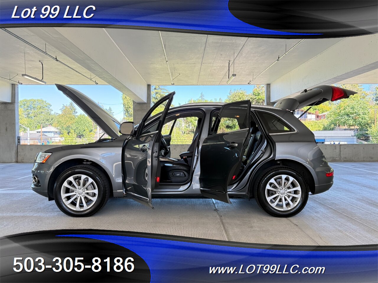 2016 Audi Q5 2.0T Quattro Premium AWD 83k Panoramic Leather 28MPG Great Service History- Clean Title-No Accidents - Photo 18 - Milwaukie, OR 97267