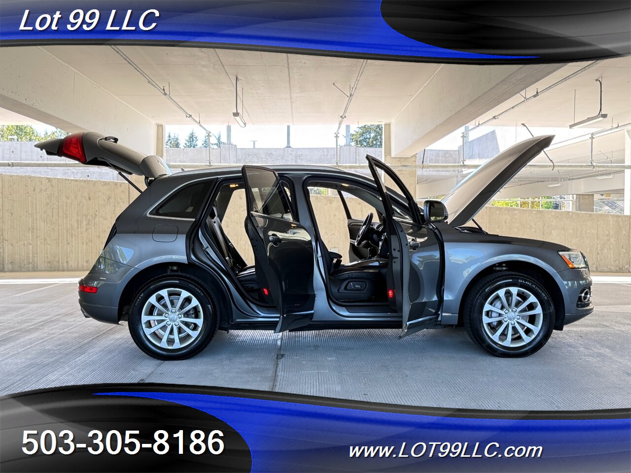 2016 Audi Q5 2.0T Quattro Premium AWD 83k Panoramic Leather 28MPG Great Service History- Clean Title-No Accidents - Photo 19 - Milwaukie, OR 97267