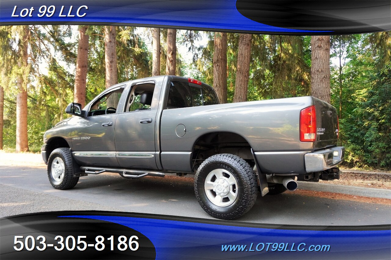 2004 Dodge Ram 2500 Quad Cab Laramie 4X4 5.9L Cummins Diesel 105K Mile s Heated Leather Seats NEW TIRES 2 OWNERS - Photo 11 - Milwaukie, OR 97267