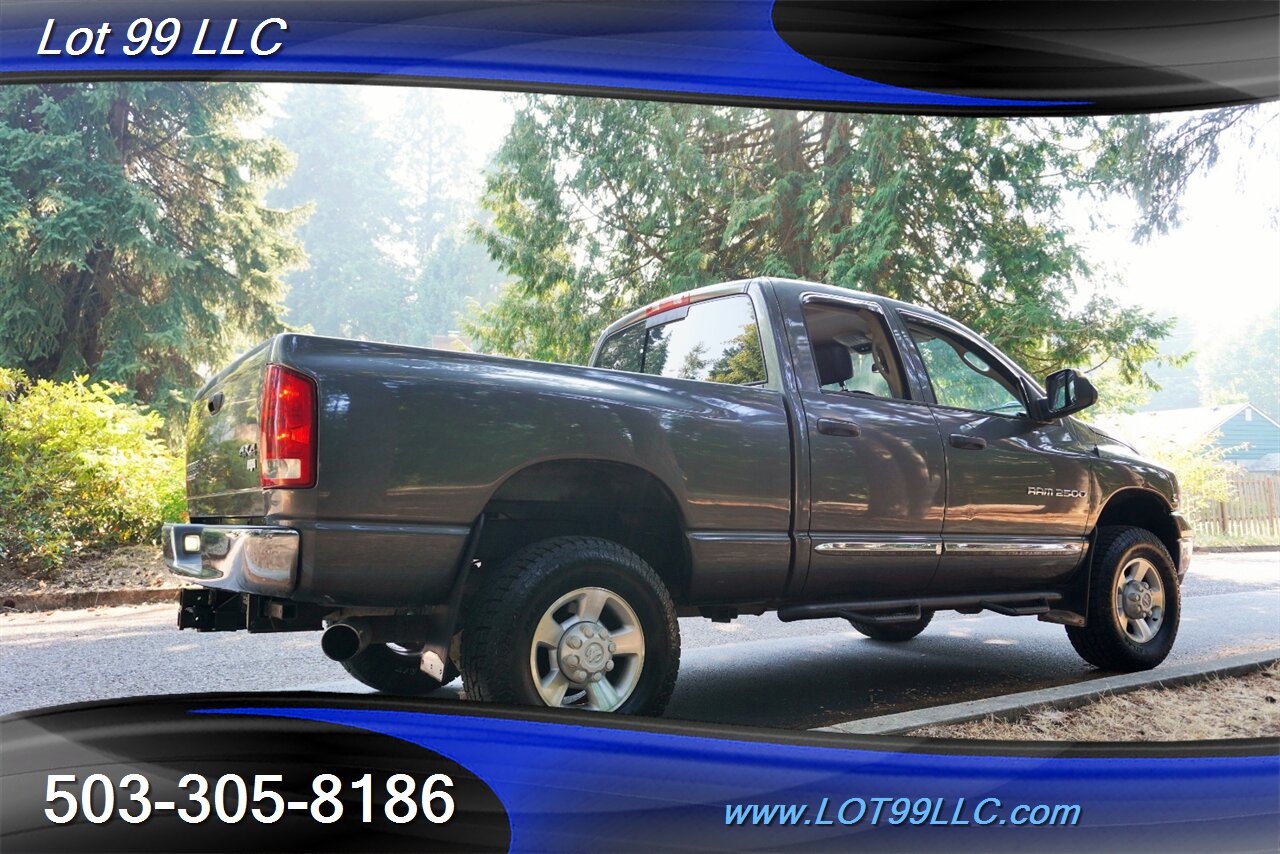 2004 Dodge Ram 2500 Quad Cab Laramie 4X4 5.9L Cummins Diesel 105K Mile s Heated Leather Seats NEW TIRES 2 OWNERS - Photo 9 - Milwaukie, OR 97267