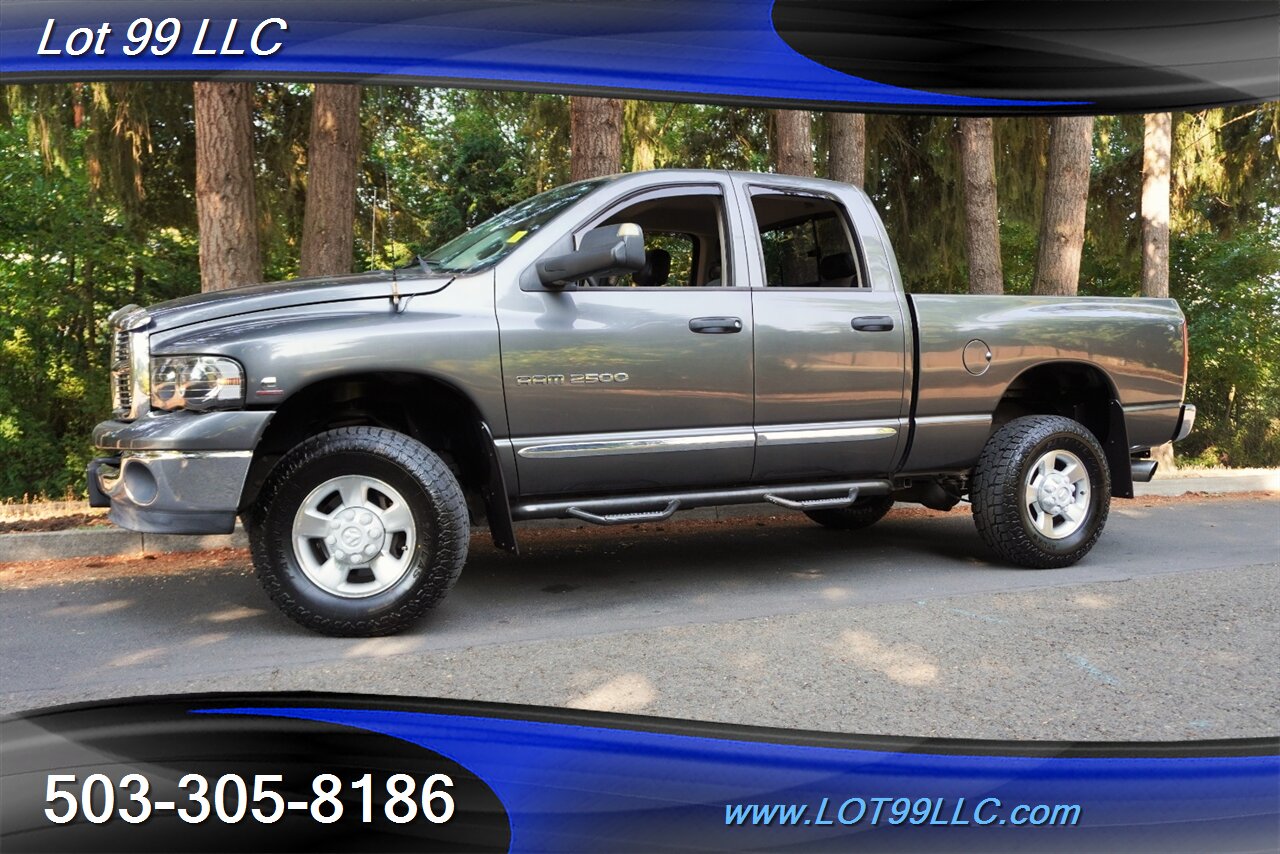 2004 Dodge Ram 2500 Quad Cab Laramie 4X4 5.9L Cummins Diesel 105K Mile s Heated Leather Seats NEW TIRES 2 OWNERS - Photo 5 - Milwaukie, OR 97267