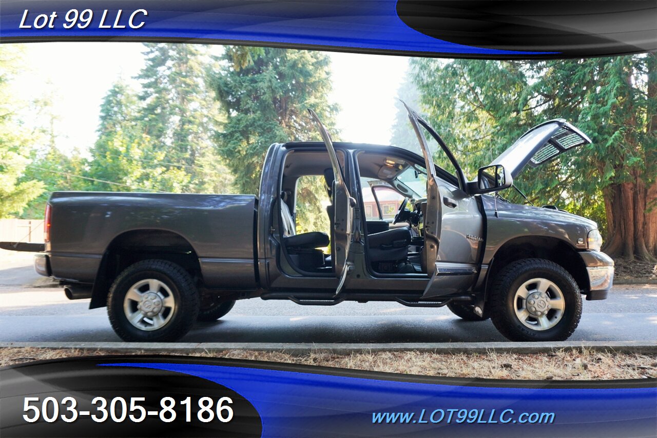 2004 Dodge Ram 2500 Quad Cab Laramie 4X4 5.9L Cummins Diesel 105K Mile s Heated Leather Seats NEW TIRES 2 OWNERS - Photo 32 - Milwaukie, OR 97267