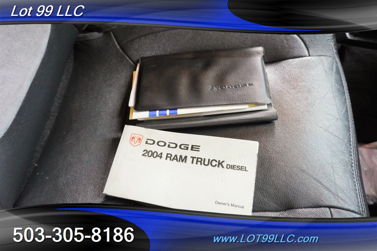 2004 Dodge Ram 2500 Quad Cab Laramie 4X4 5.9L Cummins Diesel 105K Mile s Heated Leather Seats NEW TIRES 2 OWNERS - Photo 37 - Milwaukie, OR 97267
