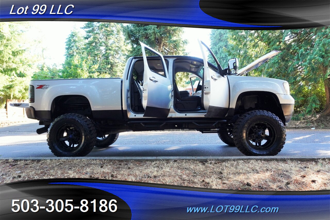 2014 GMC Sierra 2500HD SLT 4X4 6.6L DURAMAX Z71 Heated Leather LIFTED  Black 22 Wheels Brand NEW 40 X15.5 20 OFF ROAD TIRES - Photo 28 - Milwaukie, OR 97267