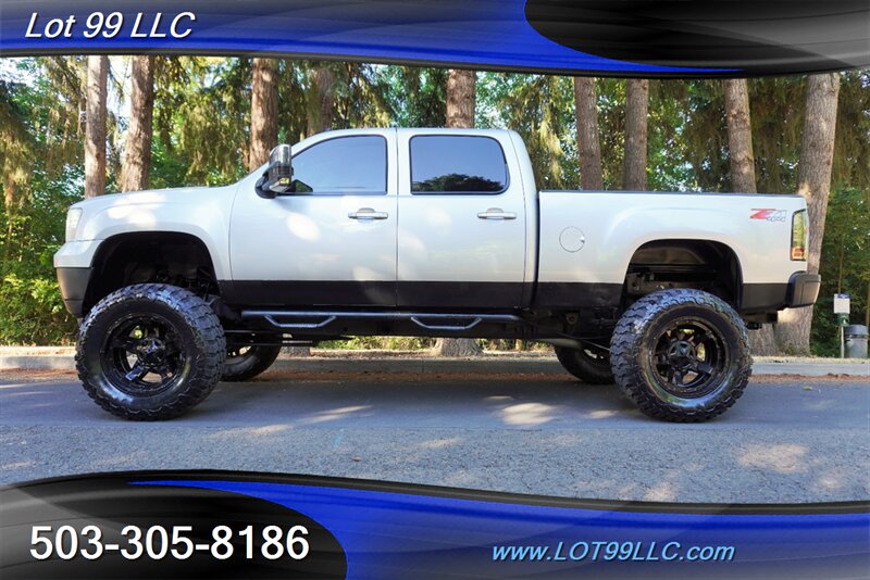 2014 GMC Sierra 2500HD SLT 4X4 6.6L DURAMAX Z71 Heated Leather LIFTED  Black 22 Wheels Brand NEW 40 X15.5 20 OFF ROAD TIRES