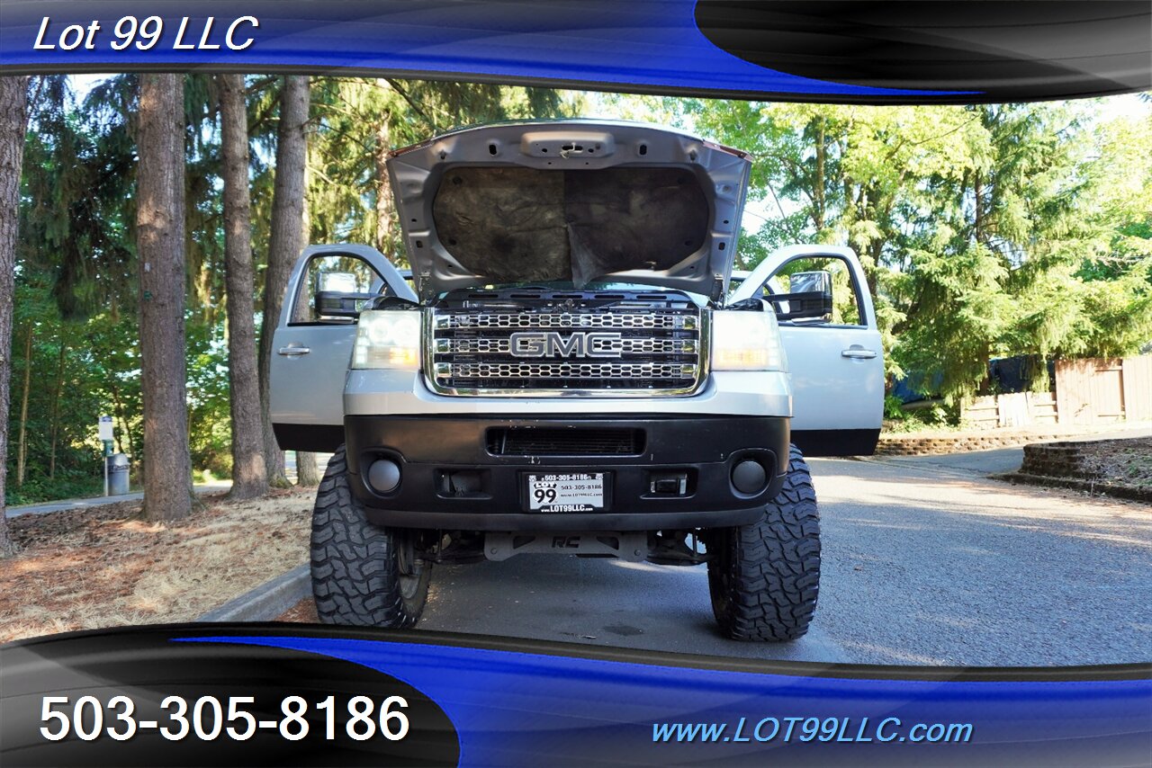 2014 GMC Sierra 2500HD SLT 4X4 6.6L DURAMAX Z71 Heated Leather LIFTED  Black 22 Wheels Brand NEW 40 X15.5 20 OFF ROAD TIRES - Photo 27 - Milwaukie, OR 97267