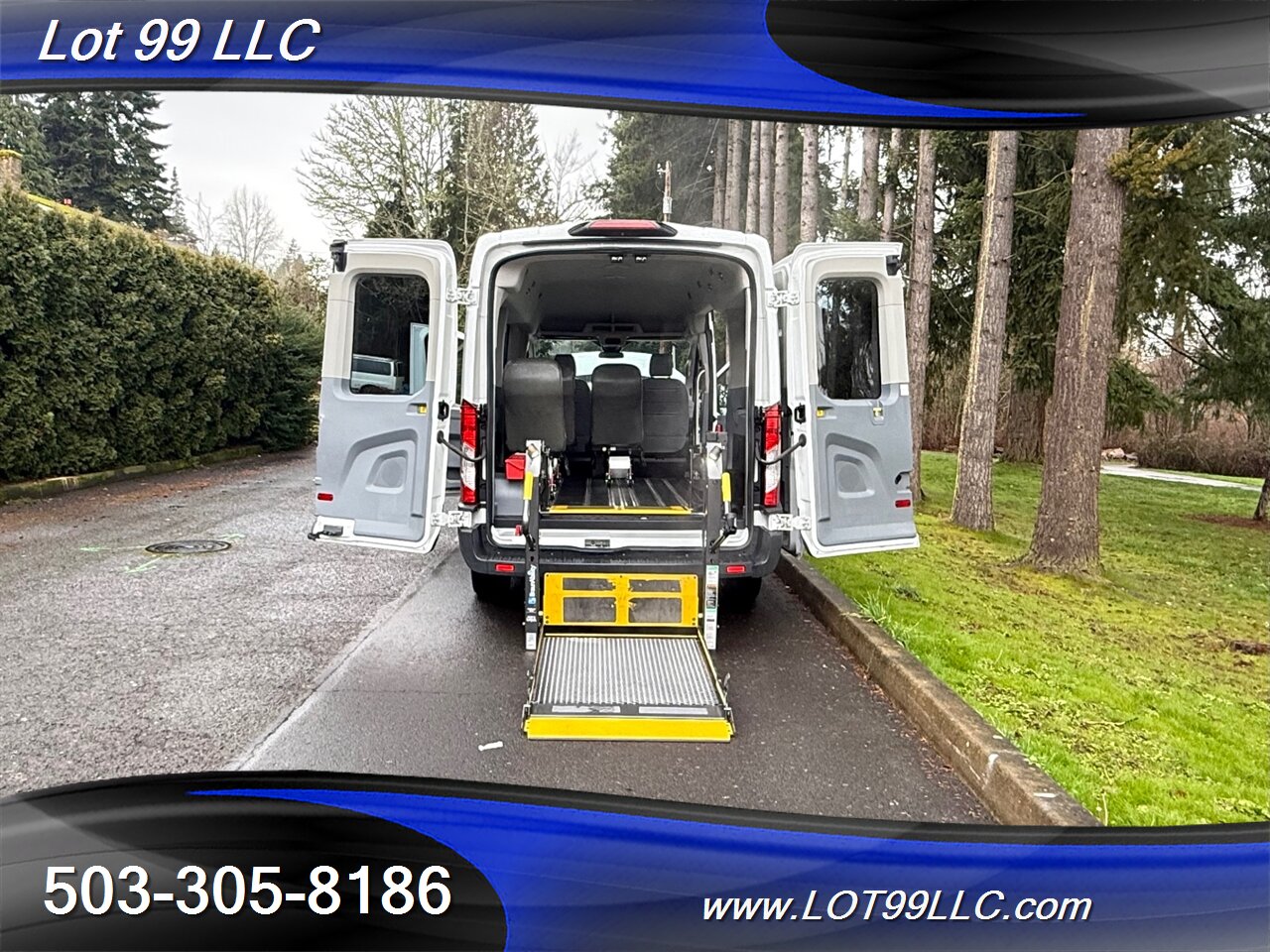 2018 Ford Transit Mid Roof 95k ** WHEELCHAIR VAN **  5 Passenger Vinyl Seats Braun Rear Lift Backup Camera - Photo 42 - Milwaukie, OR 97267
