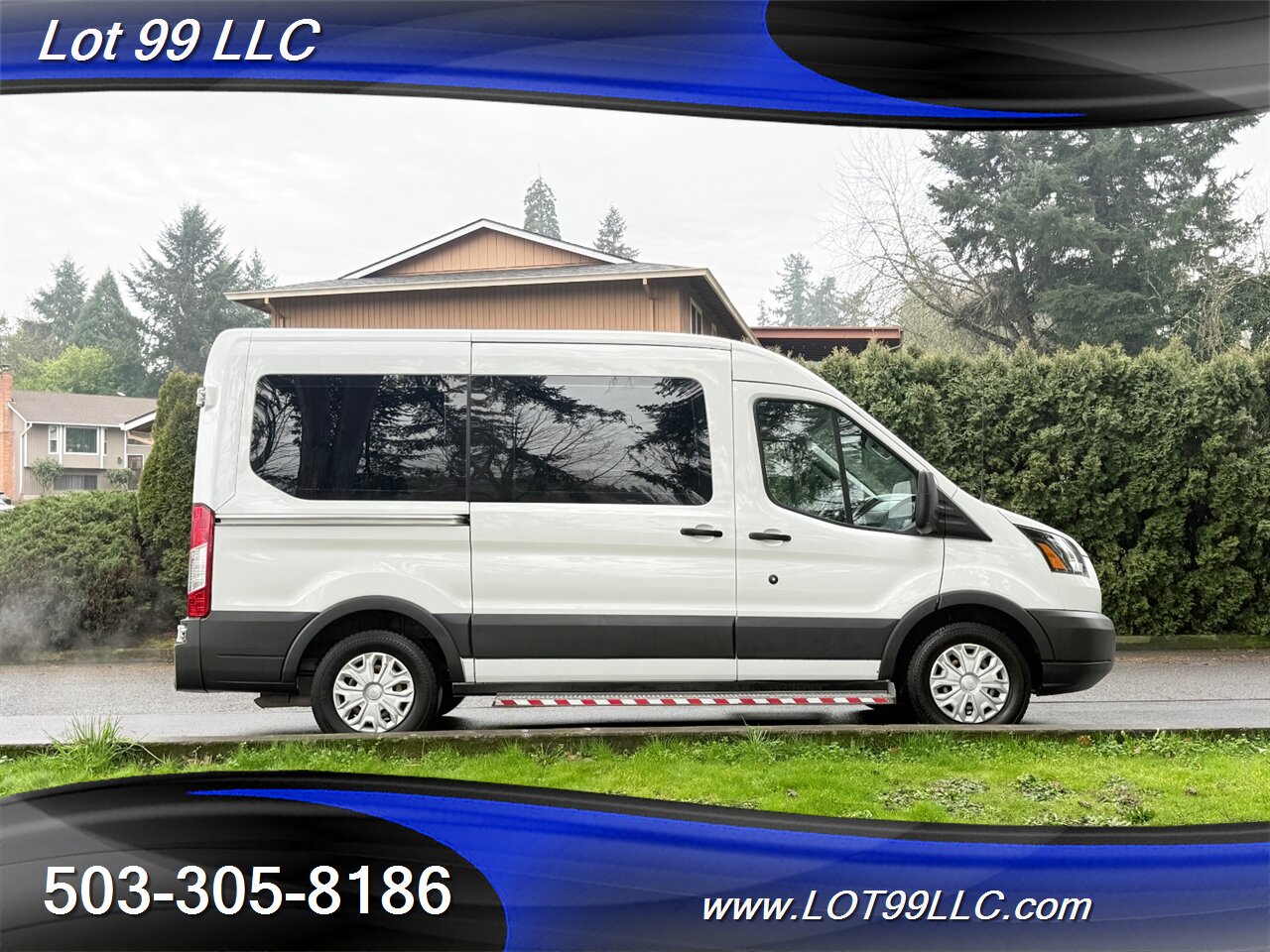 2018 Ford Transit Mid Roof 95k ** WHEELCHAIR VAN **  5 Passenger Vinyl Seats Braun Rear Lift Backup Camera - Photo 13 - Milwaukie, OR 97267