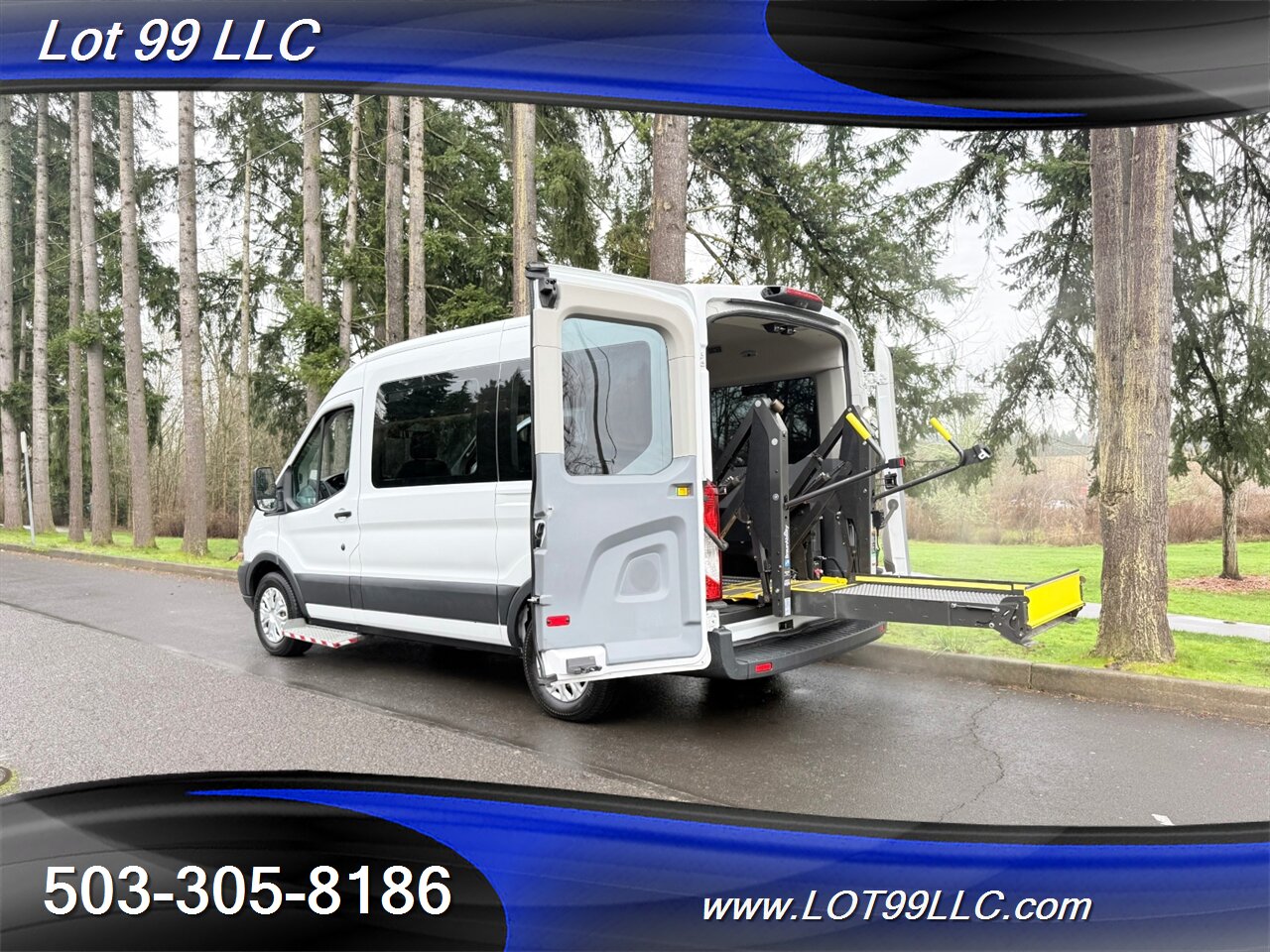 2018 Ford Transit Mid Roof 95k ** WHEELCHAIR VAN **  5 Passenger Vinyl Seats Braun Rear Lift Backup Camera - Photo 63 - Milwaukie, OR 97267