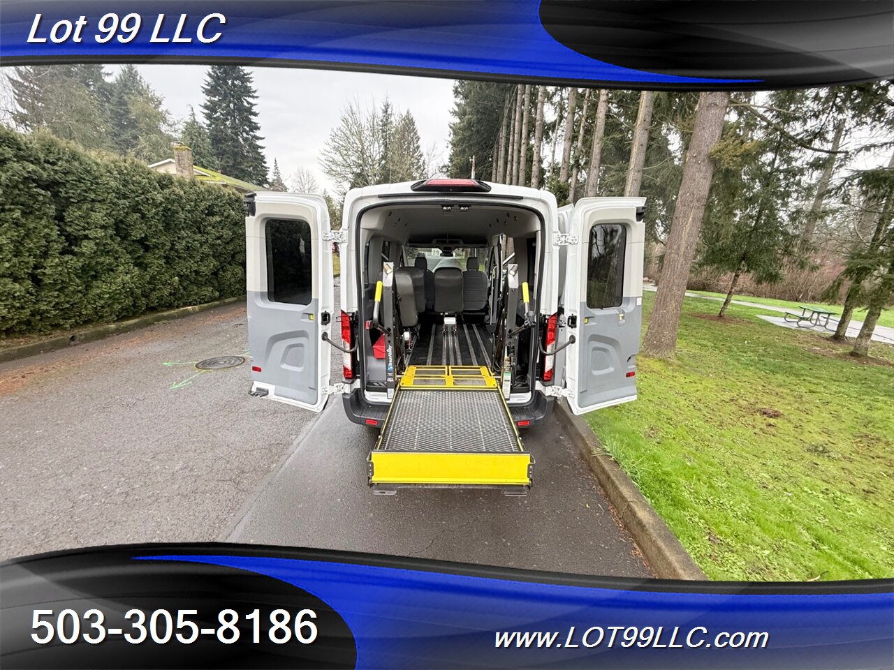 2018 Ford Transit Mid Roof 95k ** WHEELCHAIR VAN **  5 Passenger Vinyl Seats Braun Rear Lift Backup Camera - Photo 65 - Milwaukie, OR 97267