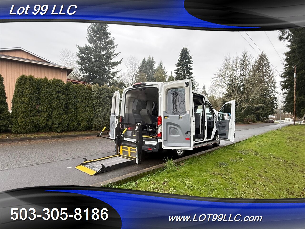 2018 Ford Transit Mid Roof 95k ** WHEELCHAIR VAN **  5 Passenger Vinyl Seats Braun Rear Lift Backup Camera - Photo 28 - Milwaukie, OR 97267