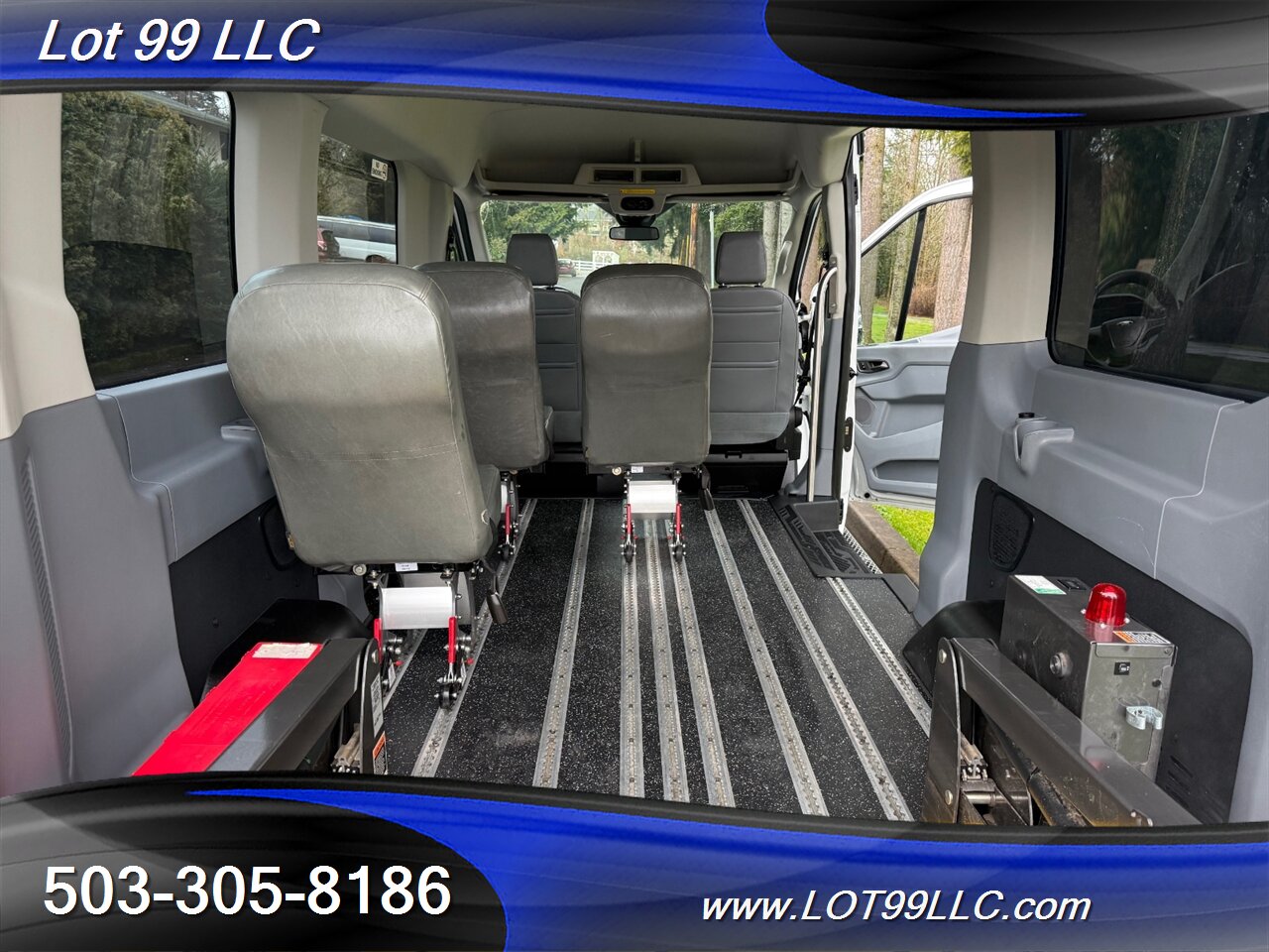 2018 Ford Transit Mid Roof 95k ** WHEELCHAIR VAN **  5 Passenger Vinyl Seats Braun Rear Lift Backup Camera - Photo 7 - Milwaukie, OR 97267