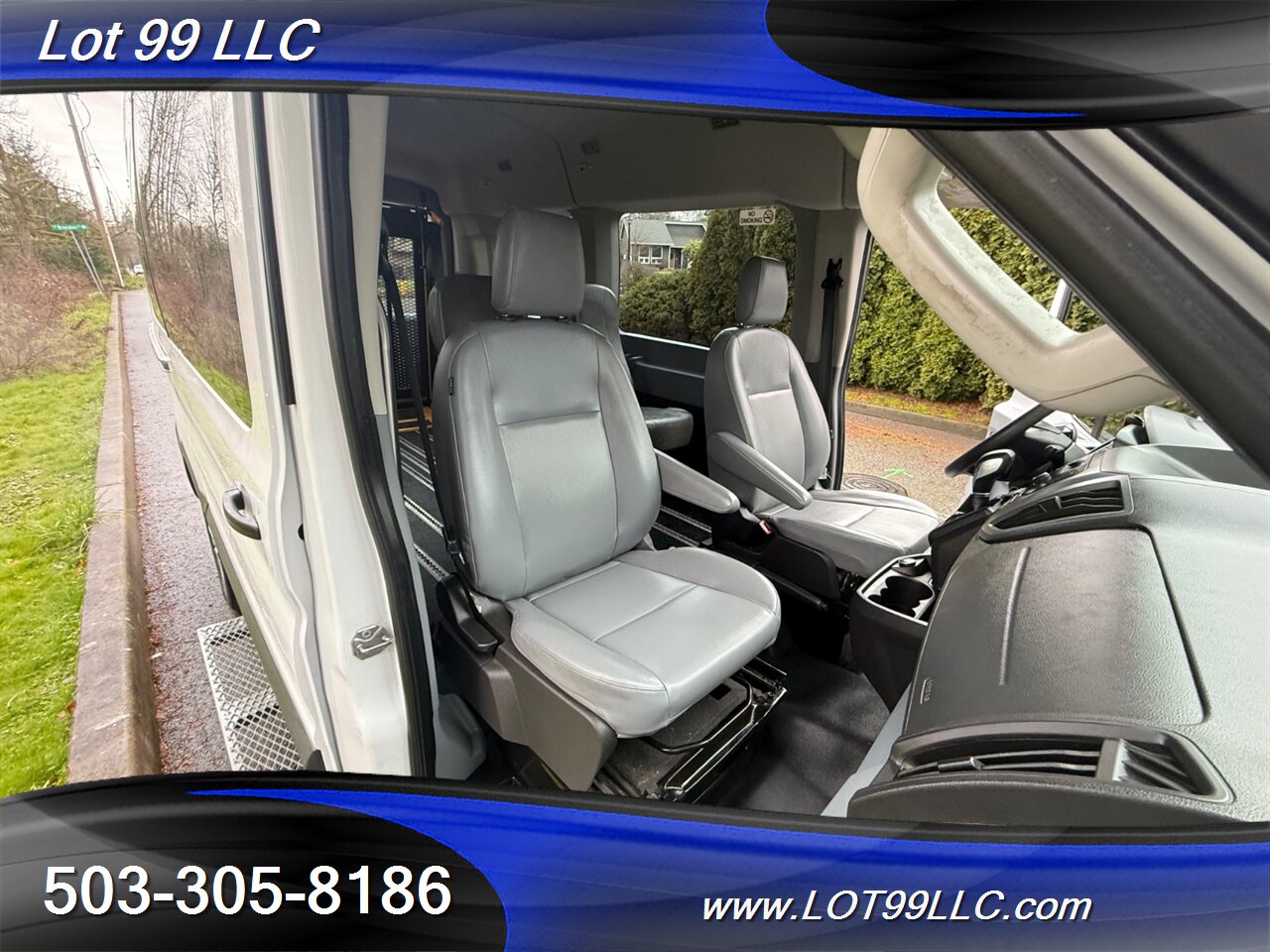 2018 Ford Transit Mid Roof 95k ** WHEELCHAIR VAN **  5 Passenger Vinyl Seats Braun Rear Lift Backup Camera - Photo 53 - Milwaukie, OR 97267