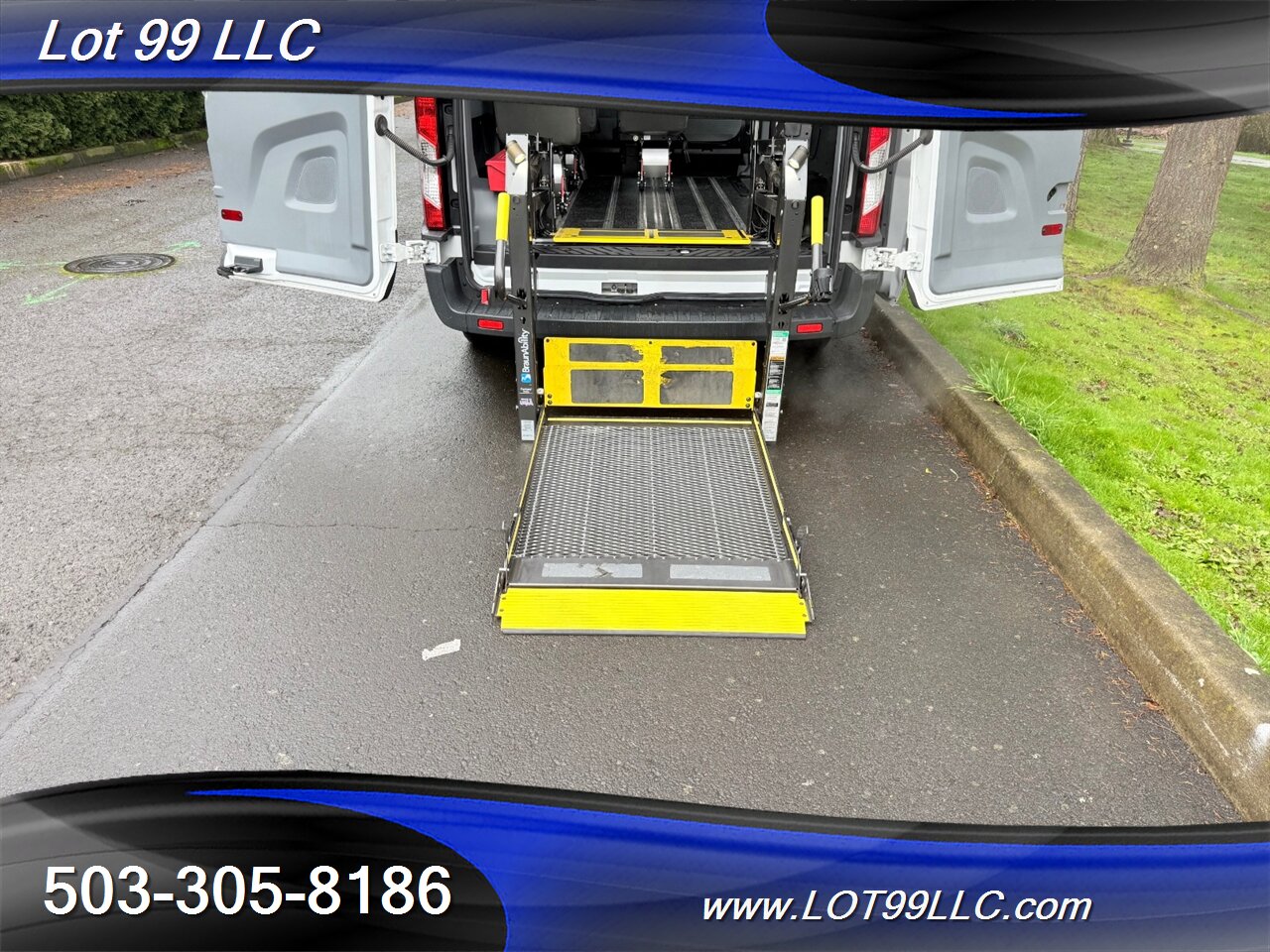 2018 Ford Transit Mid Roof 95k ** WHEELCHAIR VAN **  5 Passenger Vinyl Seats Braun Rear Lift Backup Camera - Photo 23 - Milwaukie, OR 97267
