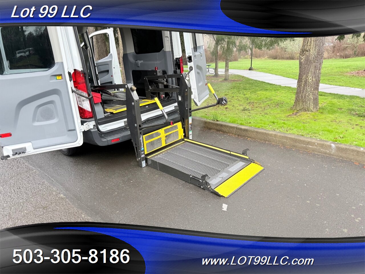 2018 Ford Transit Mid Roof 95k ** WHEELCHAIR VAN **  5 Passenger Vinyl Seats Braun Rear Lift Backup Camera - Photo 46 - Milwaukie, OR 97267