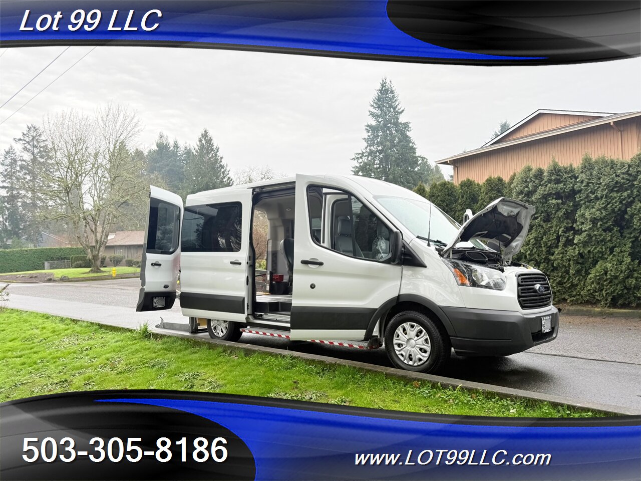 2018 Ford Transit Mid Roof 95k ** WHEELCHAIR VAN **  5 Passenger Vinyl Seats Braun Rear Lift Backup Camera - Photo 40 - Milwaukie, OR 97267