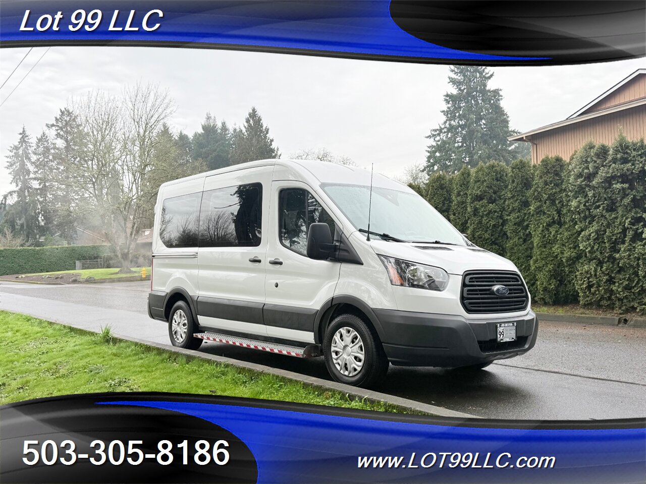 2018 Ford Transit Mid Roof 95k ** WHEELCHAIR VAN **  5 Passenger Vinyl Seats Braun Rear Lift Backup Camera - Photo 12 - Milwaukie, OR 97267