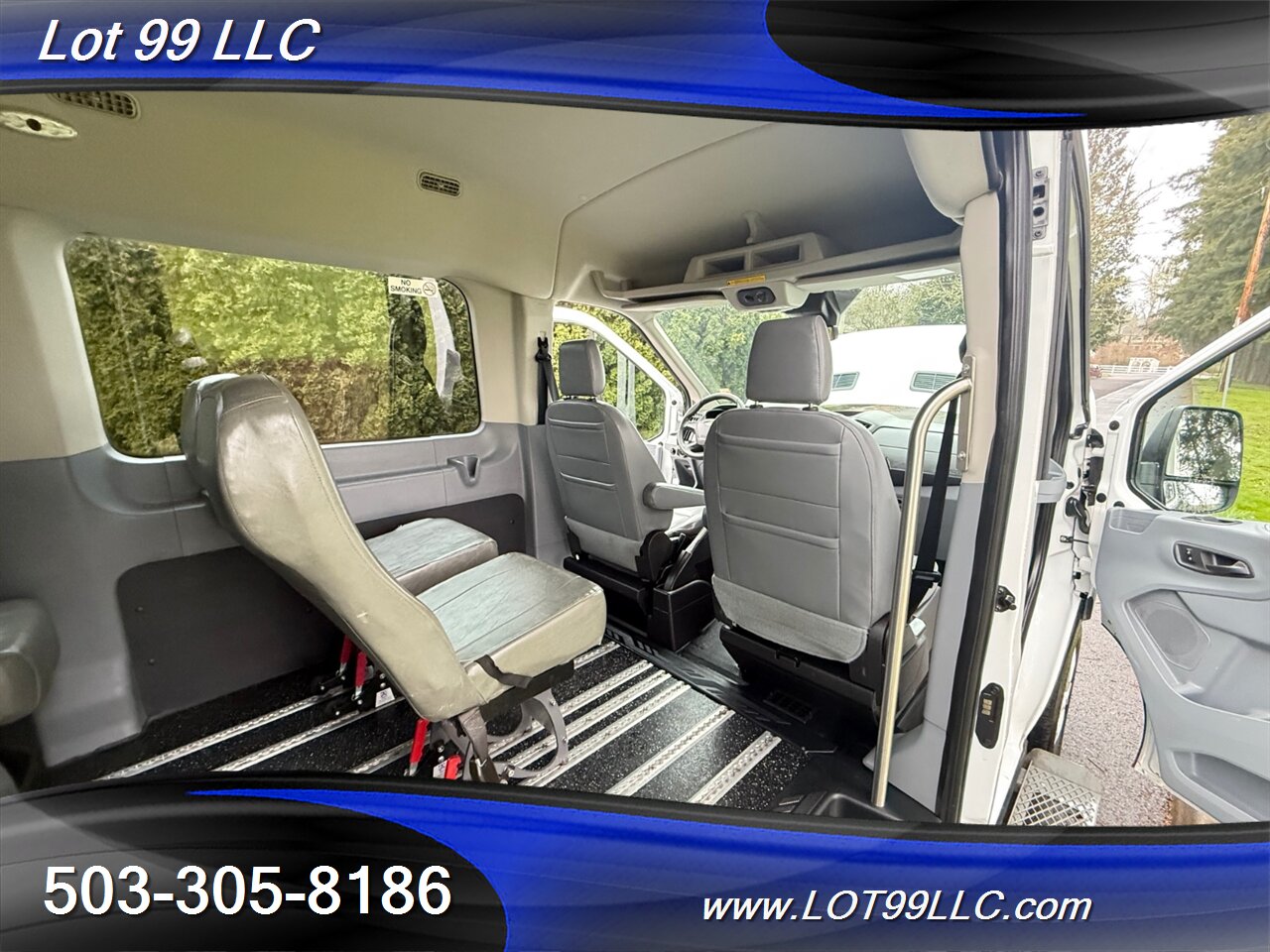 2018 Ford Transit Mid Roof 95k ** WHEELCHAIR VAN **  5 Passenger Vinyl Seats Braun Rear Lift Backup Camera - Photo 54 - Milwaukie, OR 97267