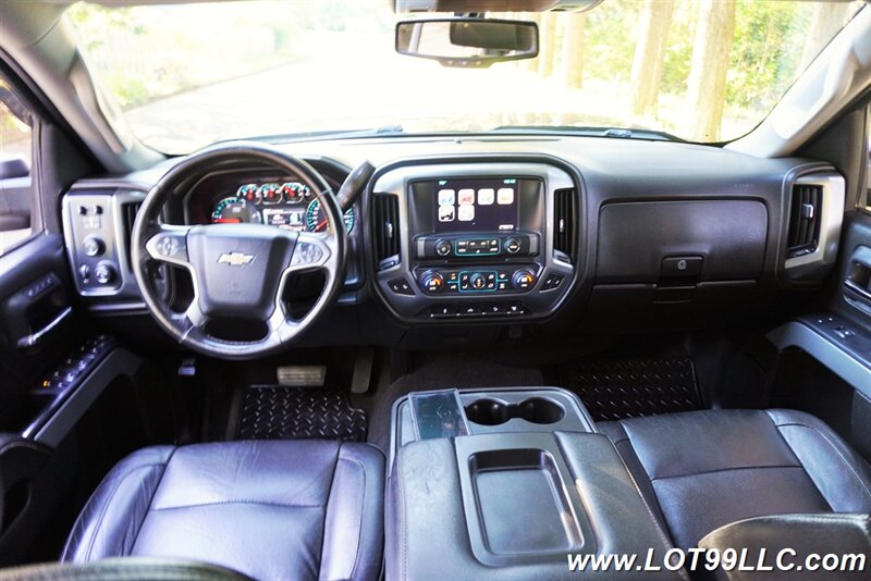 2015 Chevrolet Silverado 2500 LTZ 4x4 6.6L Duramax Heated Leather Seats LIFTED  Black 20 Wheels NEW OFF ROAD TIRES