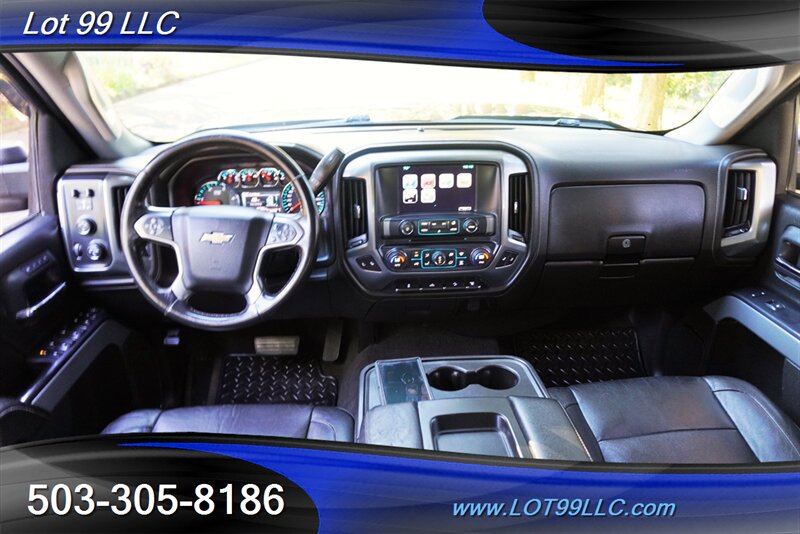 2015 Chevrolet Silverado 2500 LTZ 4x4 6.6L Duramax Heated Leather Seats LIFTED  Black 20 Wheels NEW OFF ROAD TIRES