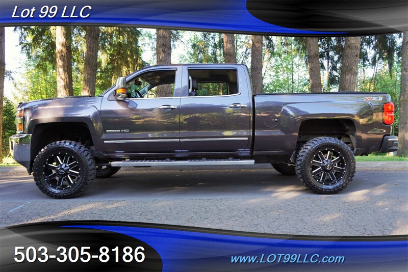 2015 Chevrolet Silverado 2500 LTZ 4x4 6.6L Duramax Heated Leather Seats LIFTED  Black 20 Wheels NEW OFF ROAD TIRES