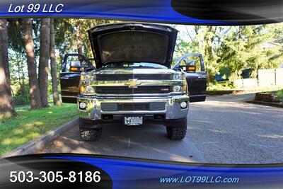 2015 Chevrolet Silverado 2500 LTZ 4x4 6.6L Duramax Heated Leather Seats LIFTED  Black 20 Wheels NEW OFF ROAD TIRES - Photo 28 - Milwaukie, OR 97267