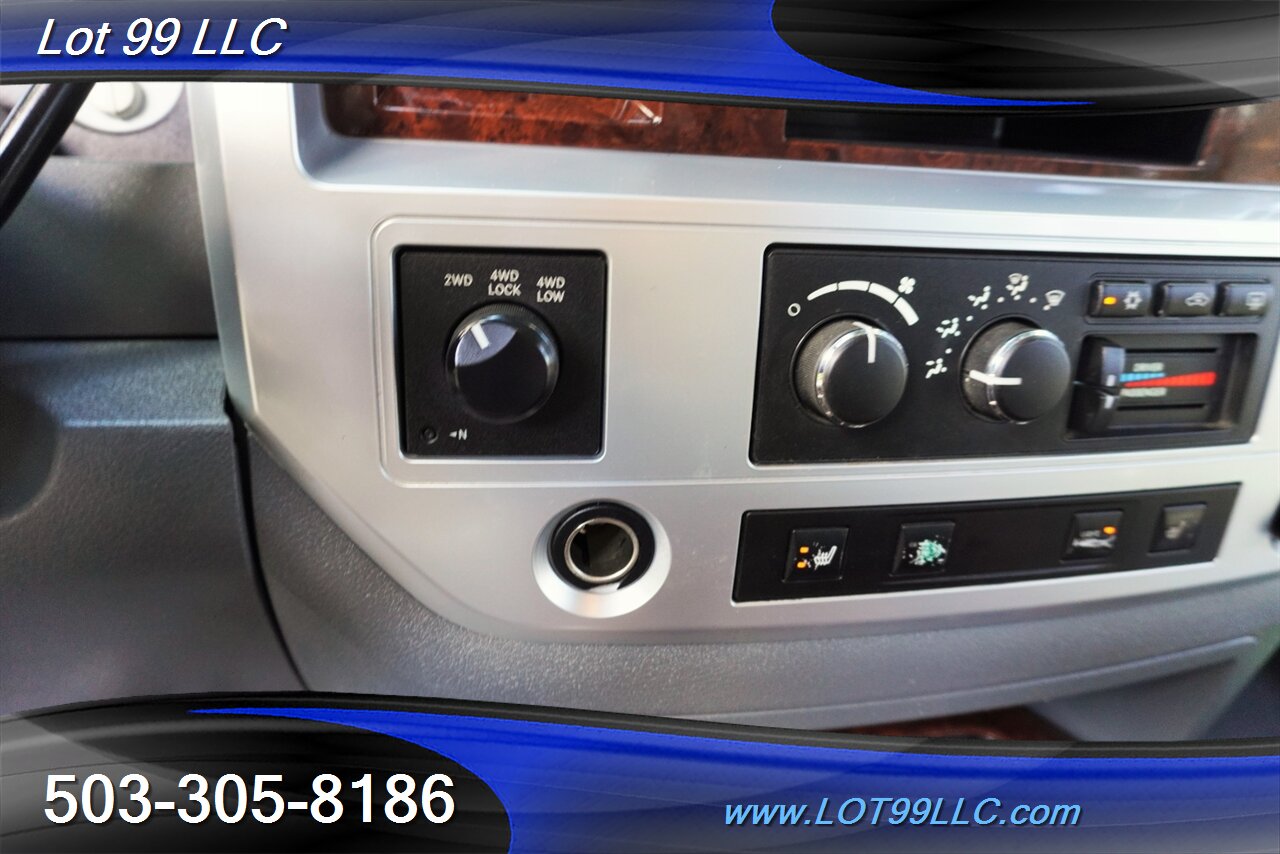 2009 Dodge Ram 2500 Laramie 4X4 6.7L Cummins Heated Leather Moon Roof Chrome Wheels NEW TIRES - Photo 22 - Milwaukie, OR 97267