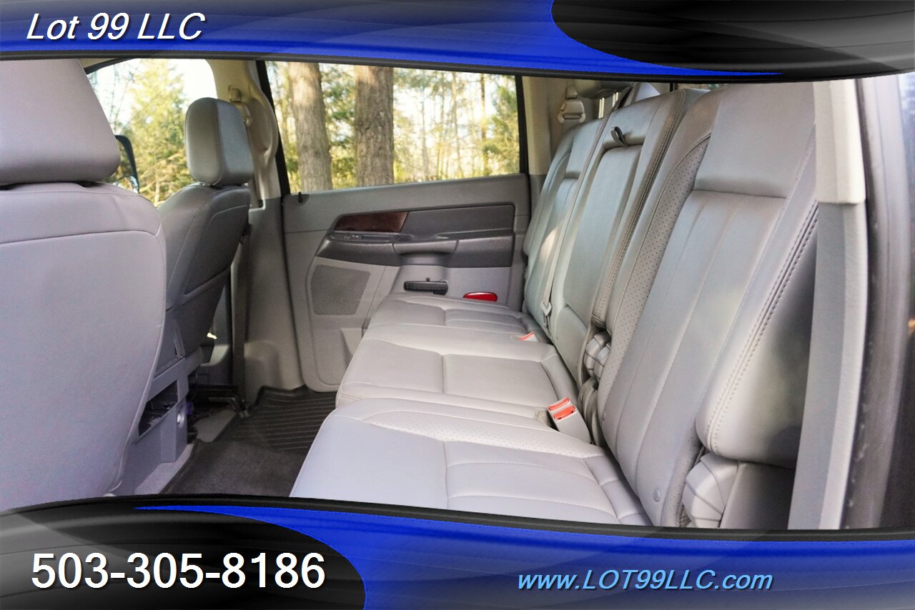 2009 Dodge Ram 2500 Laramie 4X4 6.7L Cummins Heated Leather Moon Roof Chrome Wheels NEW TIRES - Photo 13 - Milwaukie, OR 97267