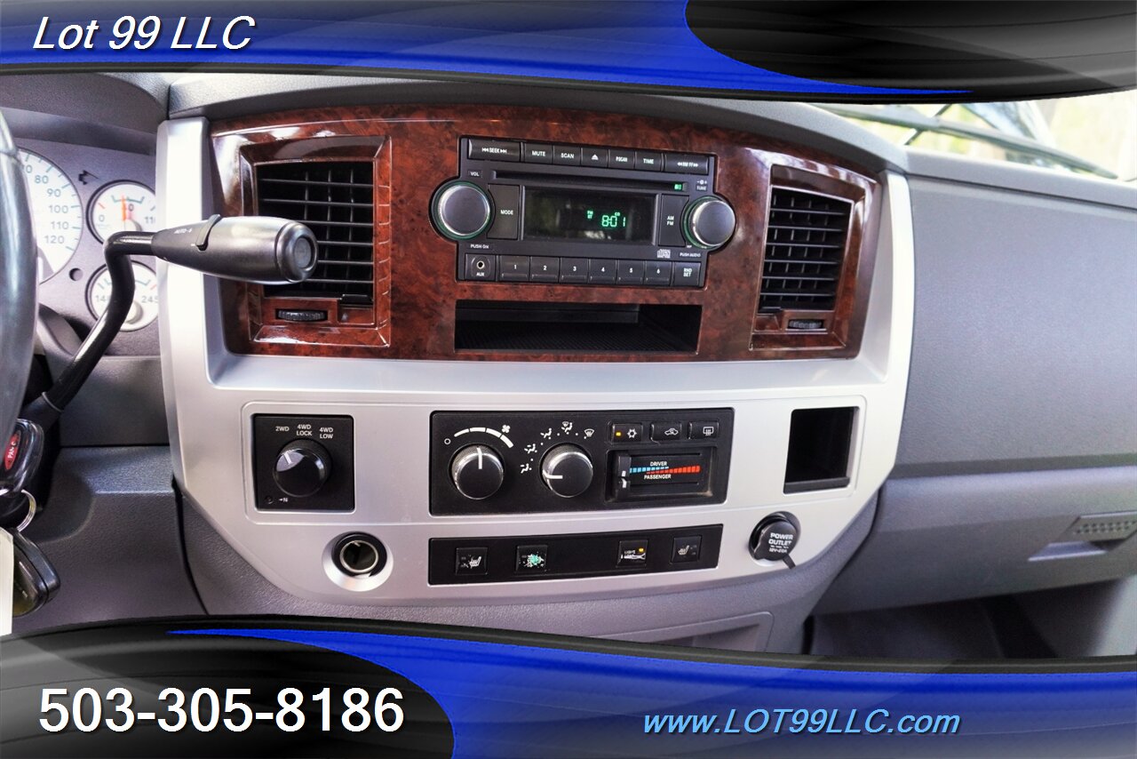 2009 Dodge Ram 2500 Laramie 4X4 6.7L Cummins Heated Leather Moon Roof Chrome Wheels NEW TIRES - Photo 21 - Milwaukie, OR 97267