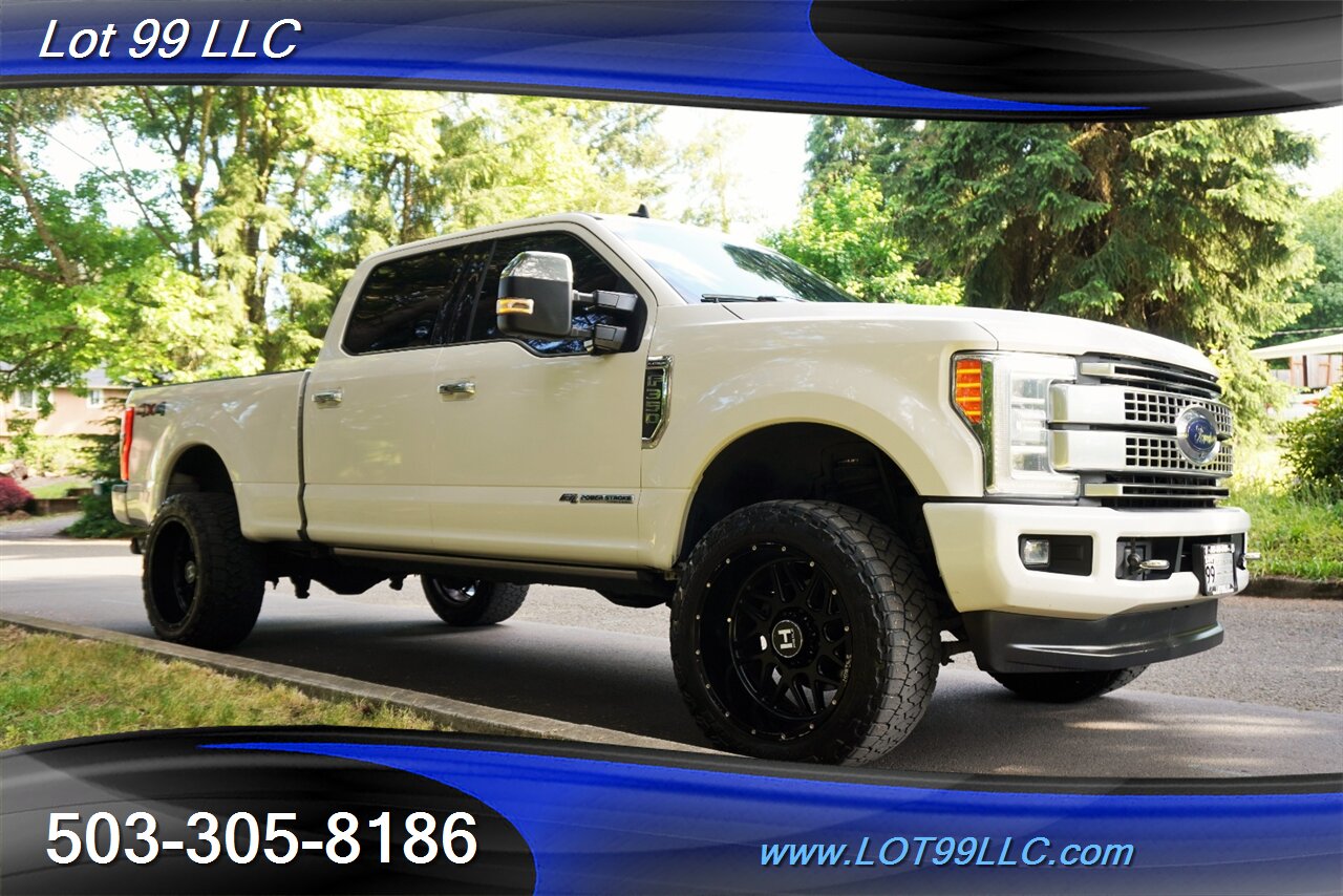 2019 Ford F-350 Platinum 4X4 6.7L POWER STROKE Heated AC Leather Seats Pano Roof LIFTED HUSTILE Wheels Newer Tires - Photo 7 - Milwaukie, OR 97267