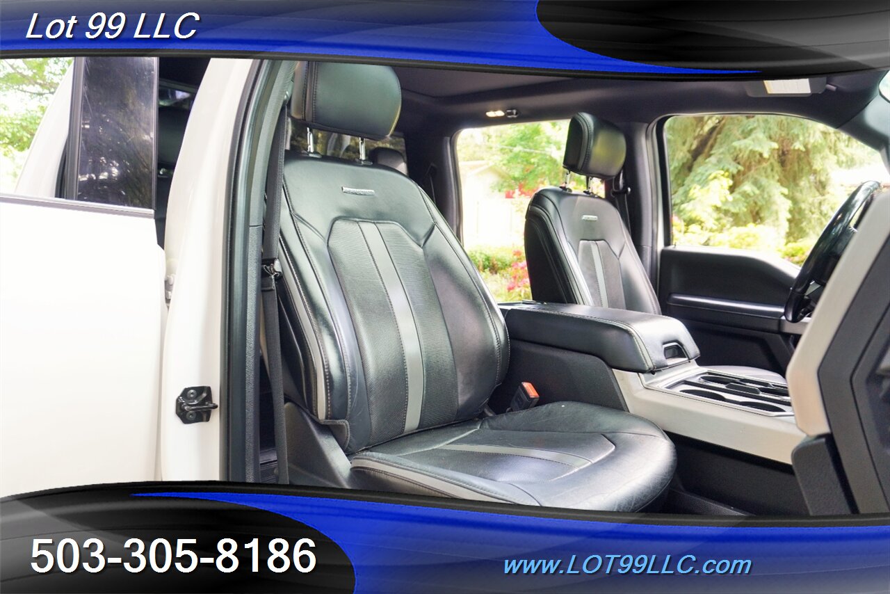 2019 Ford F-350 Platinum 4X4 6.7L POWER STROKE Heated AC Leather Seats Pano Roof LIFTED HUSTILE Wheels Newer Tires - Photo 20 - Milwaukie, OR 97267