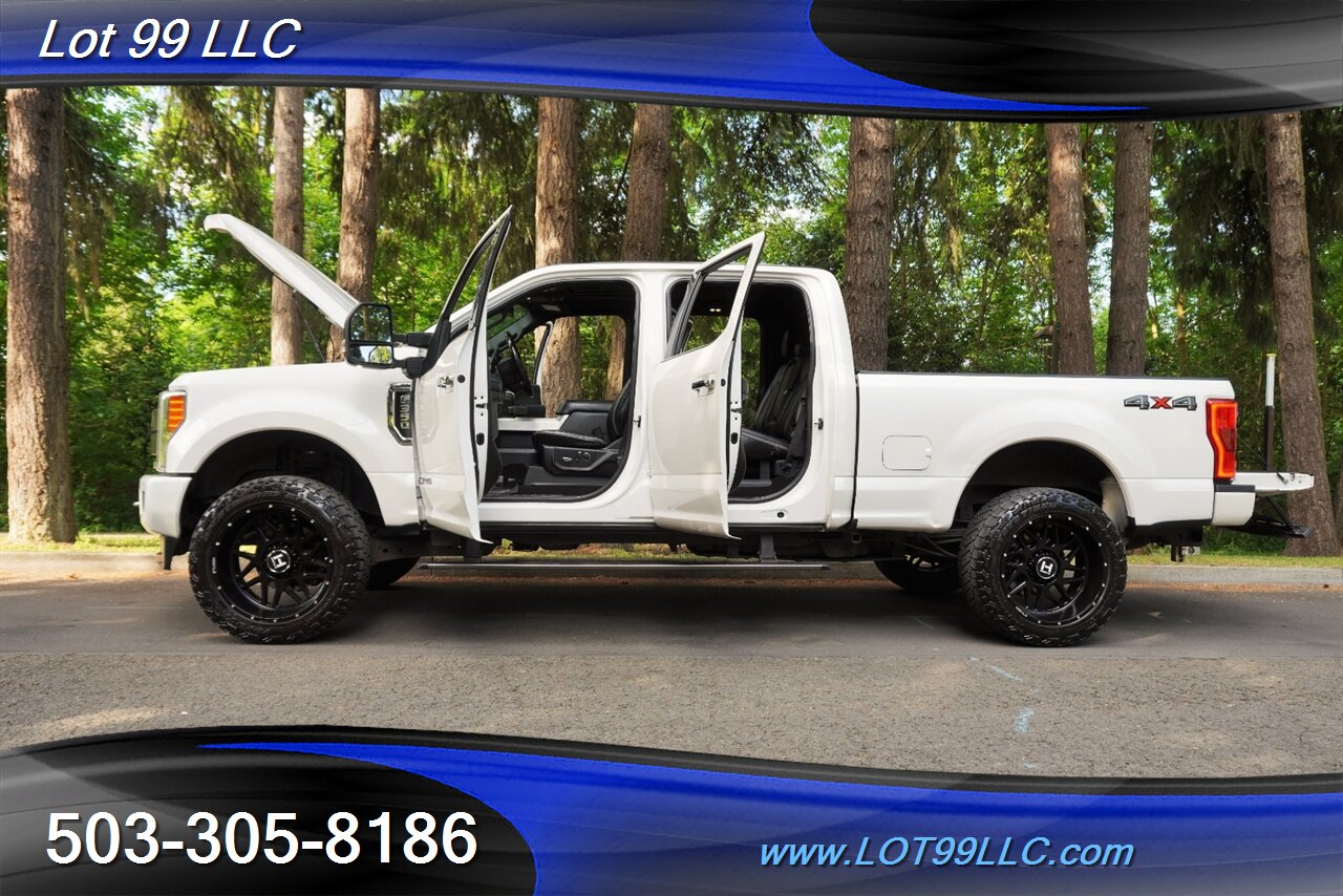 2019 Ford F-350 Platinum 4X4 6.7L POWER STROKE Heated AC Leather Seats Pano Roof LIFTED HUSTILE Wheels Newer Tires - Photo 31 - Milwaukie, OR 97267