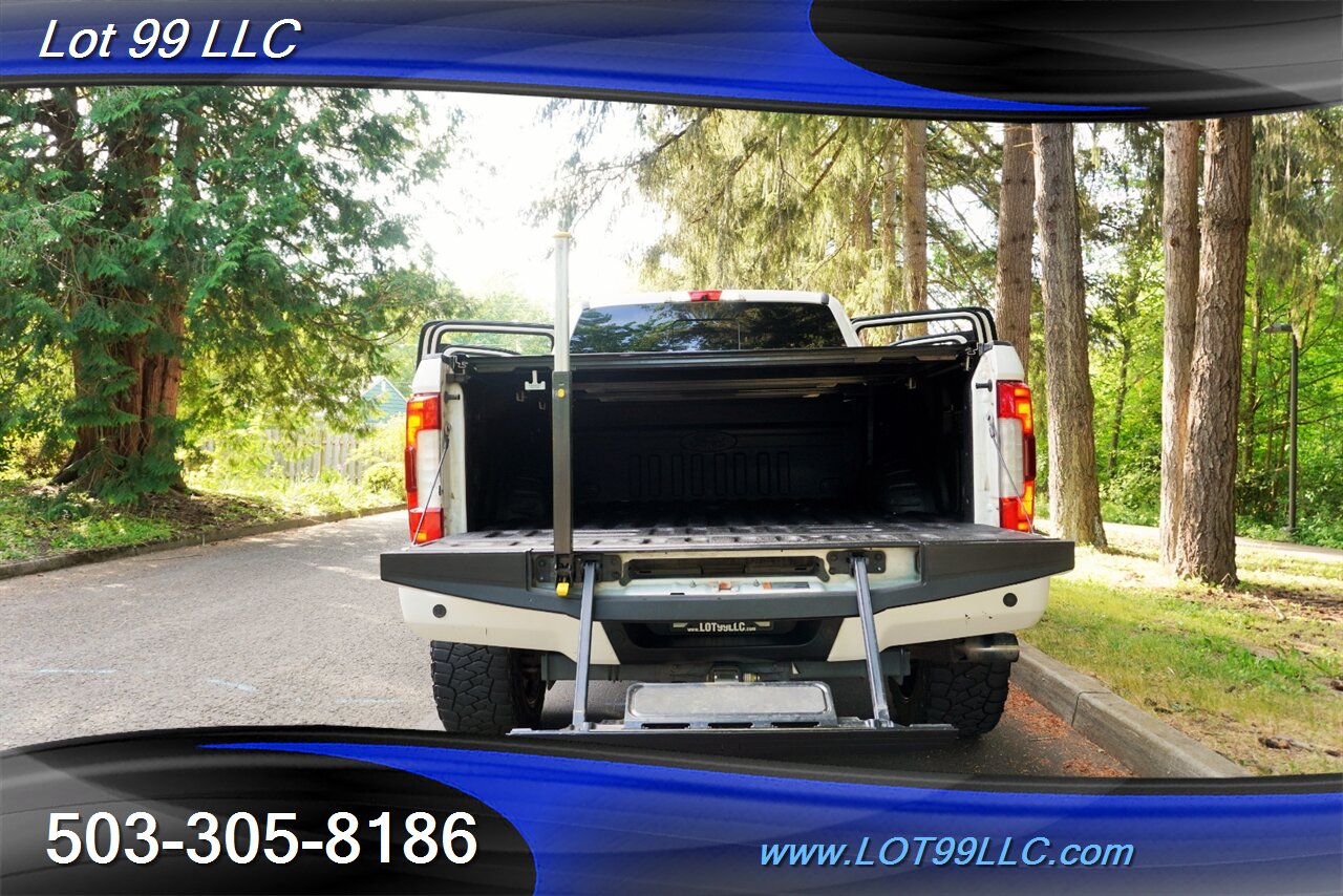 2019 Ford F-350 Platinum 4X4 6.7L POWER STROKE Heated AC Leather Seats Pano Roof LIFTED HUSTILE Wheels Newer Tires - Photo 34 - Milwaukie, OR 97267