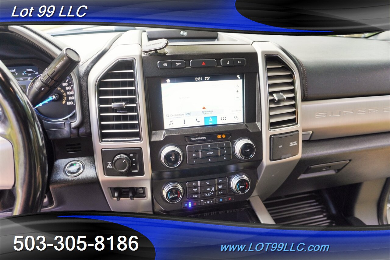 2019 Ford F-350 Platinum 4X4 6.7L POWER STROKE Heated AC Leather Seats Pano Roof LIFTED HUSTILE Wheels Newer Tires - Photo 27 - Milwaukie, OR 97267