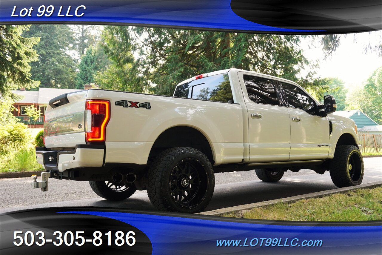 2019 Ford F-350 Platinum 4X4 6.7L POWER STROKE Heated AC Leather Seats Pano Roof LIFTED HUSTILE Wheels Newer Tires - Photo 9 - Milwaukie, OR 97267