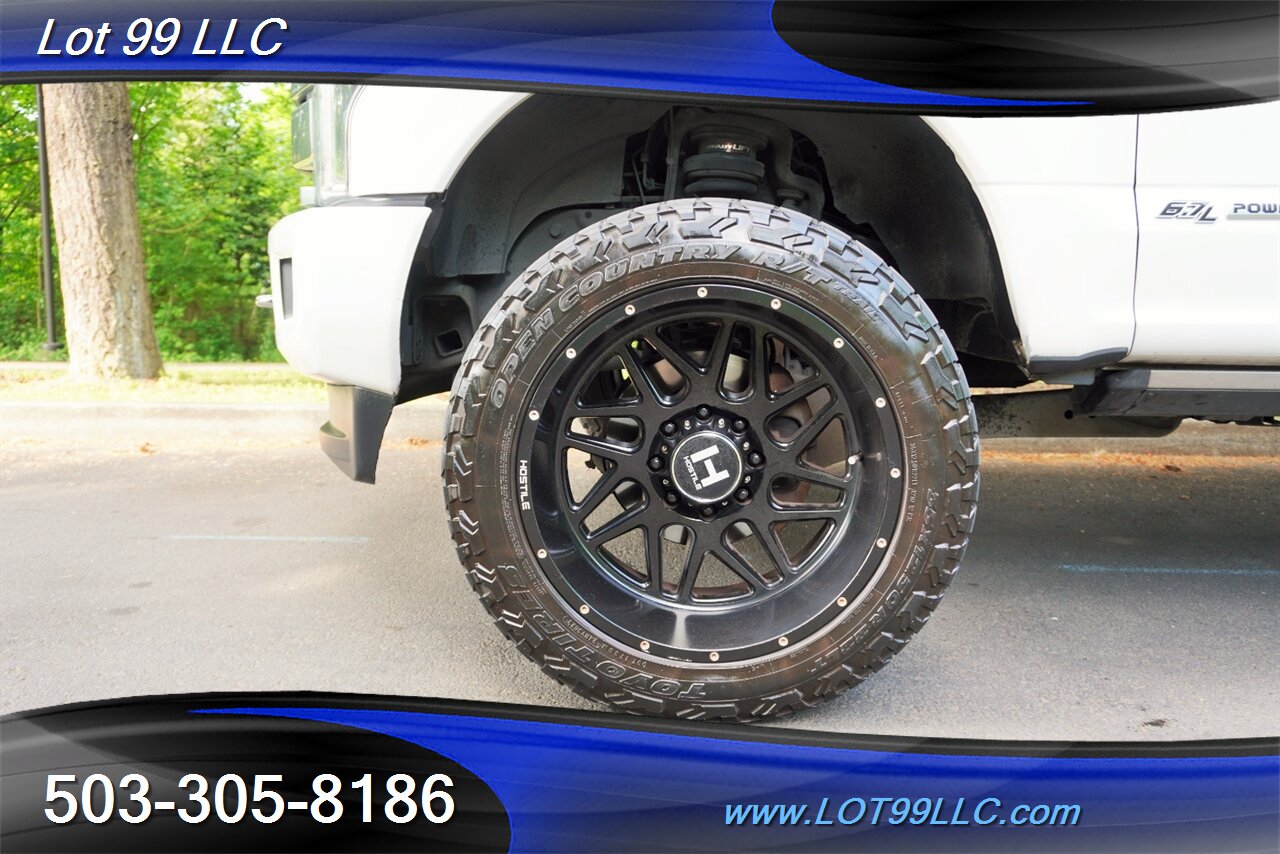2019 Ford F-350 Platinum 4X4 6.7L POWER STROKE Heated AC Leather Seats Pano Roof LIFTED HUSTILE Wheels Newer Tires - Photo 24 - Milwaukie, OR 97267