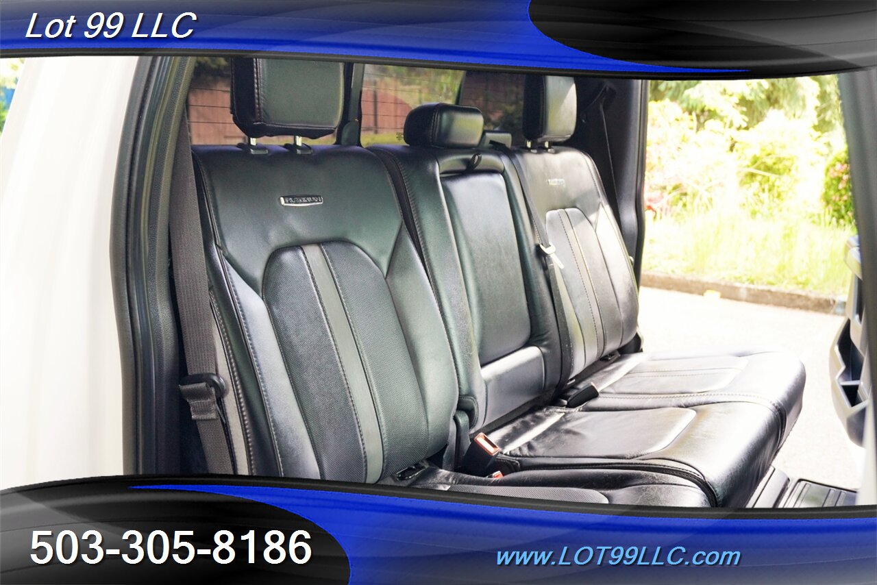 2019 Ford F-350 Platinum 4X4 6.7L POWER STROKE Heated AC Leather Seats Pano Roof LIFTED HUSTILE Wheels Newer Tires - Photo 18 - Milwaukie, OR 97267