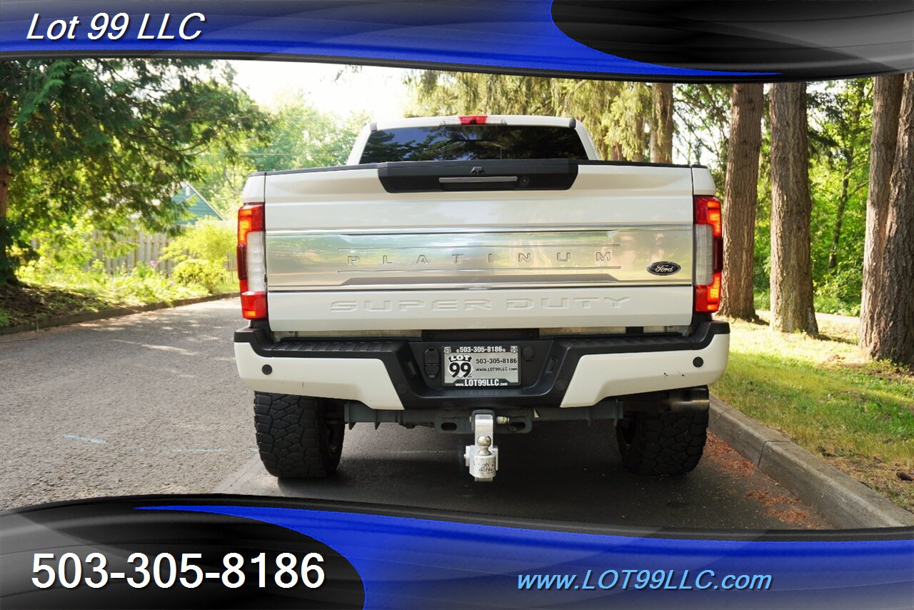 2019 Ford F-350 Platinum 4X4 6.7L POWER STROKE Heated AC Leather Seats Pano Roof LIFTED HUSTILE Wheels Newer Tires - Photo 10 - Milwaukie, OR 97267