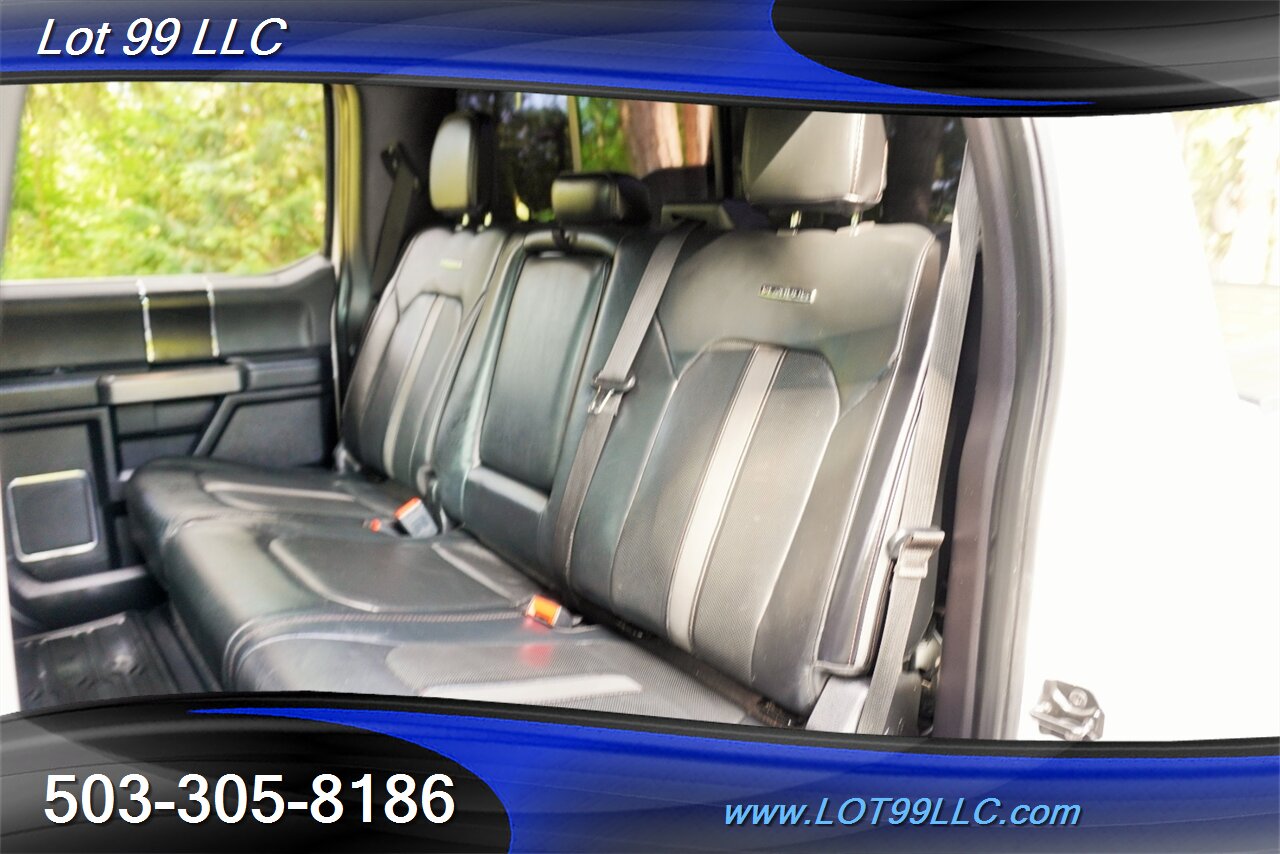 2019 Ford F-350 Platinum 4X4 6.7L POWER STROKE Heated AC Leather Seats Pano Roof LIFTED HUSTILE Wheels Newer Tires - Photo 12 - Milwaukie, OR 97267