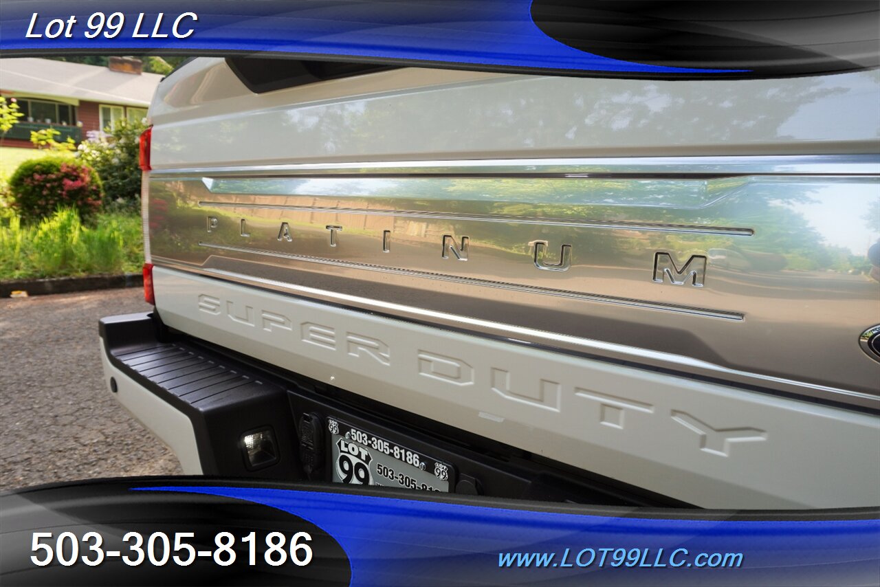 2019 Ford F-350 Platinum 4X4 6.7L POWER STROKE Heated AC Leather Seats Pano Roof LIFTED HUSTILE Wheels Newer Tires - Photo 35 - Milwaukie, OR 97267