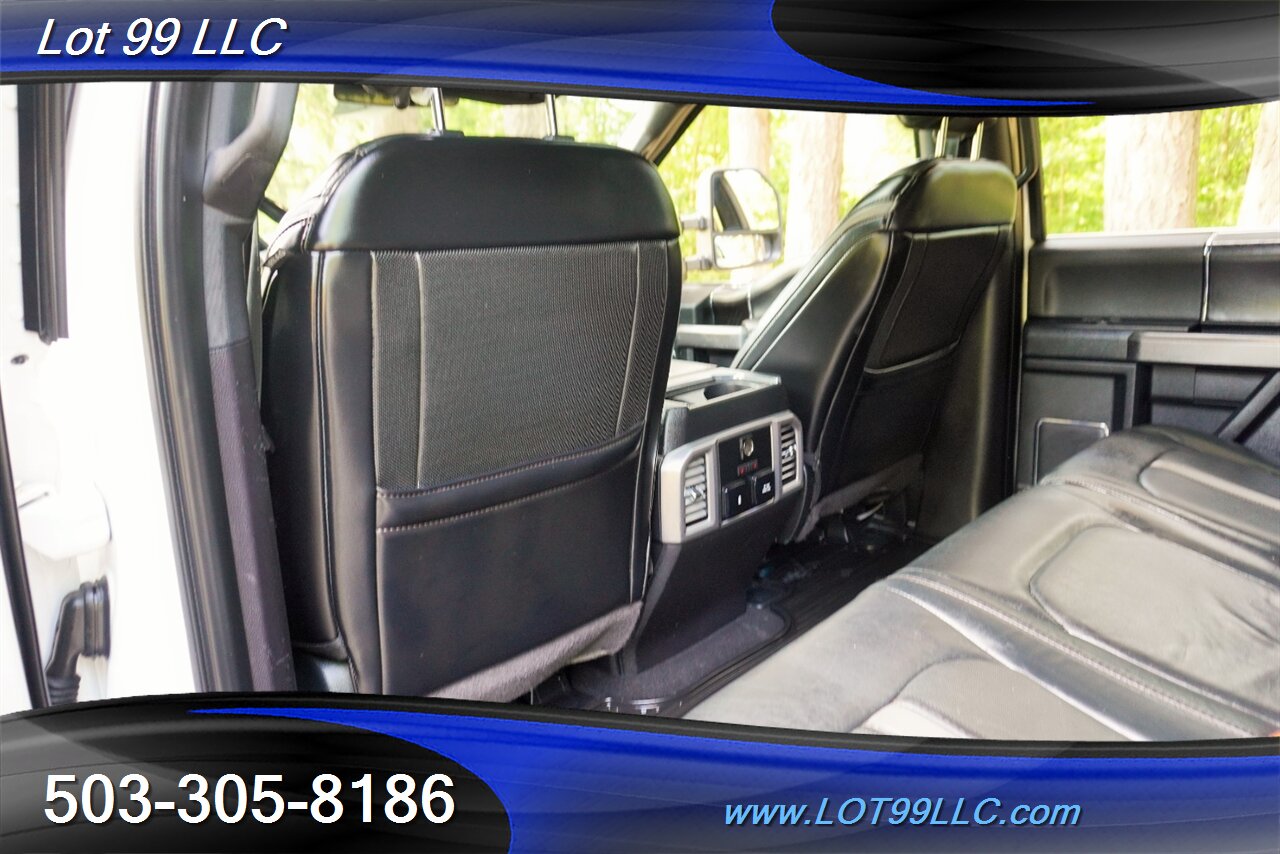 2019 Ford F-350 Platinum 4X4 6.7L POWER STROKE Heated AC Leather Seats Pano Roof LIFTED HUSTILE Wheels Newer Tires - Photo 11 - Milwaukie, OR 97267