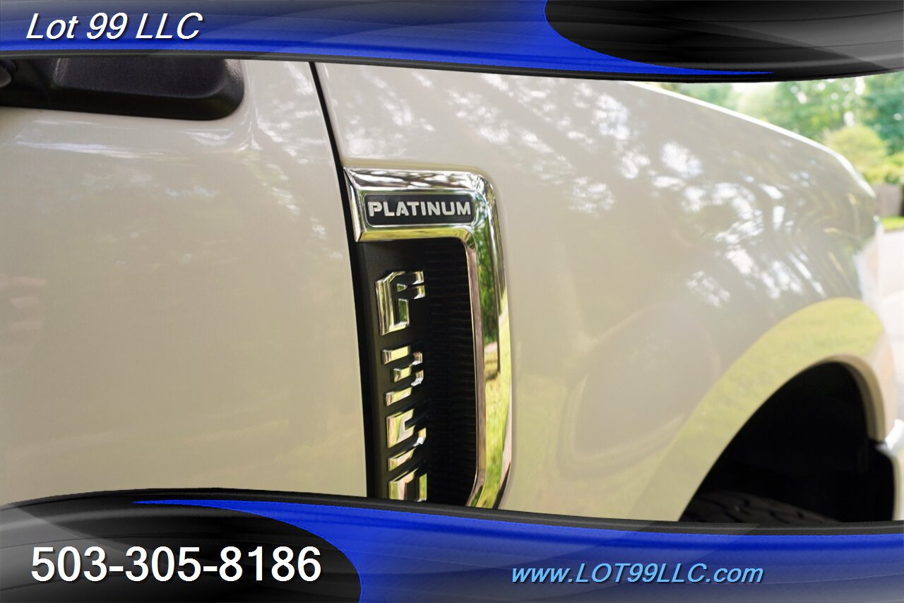 2019 Ford F-350 Platinum 4X4 6.7L POWER STROKE Heated AC Leather Seats Pano Roof LIFTED HUSTILE Wheels Newer Tires - Photo 41 - Milwaukie, OR 97267