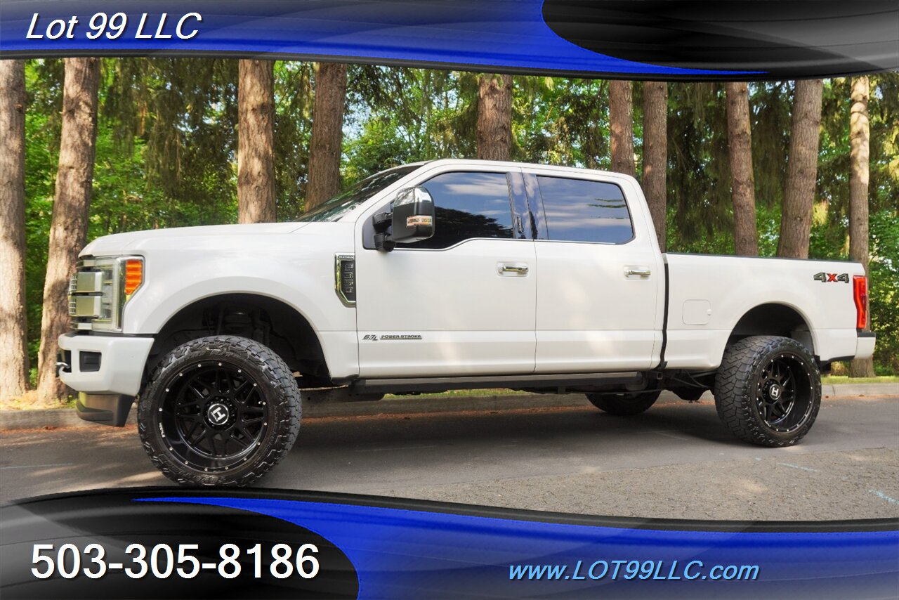 2019 Ford F-350 Platinum 4X4 6.7L POWER STROKE Heated AC Leather Seats Pano Roof LIFTED HUSTILE Wheels Newer Tires - Photo 5 - Milwaukie, OR 97267