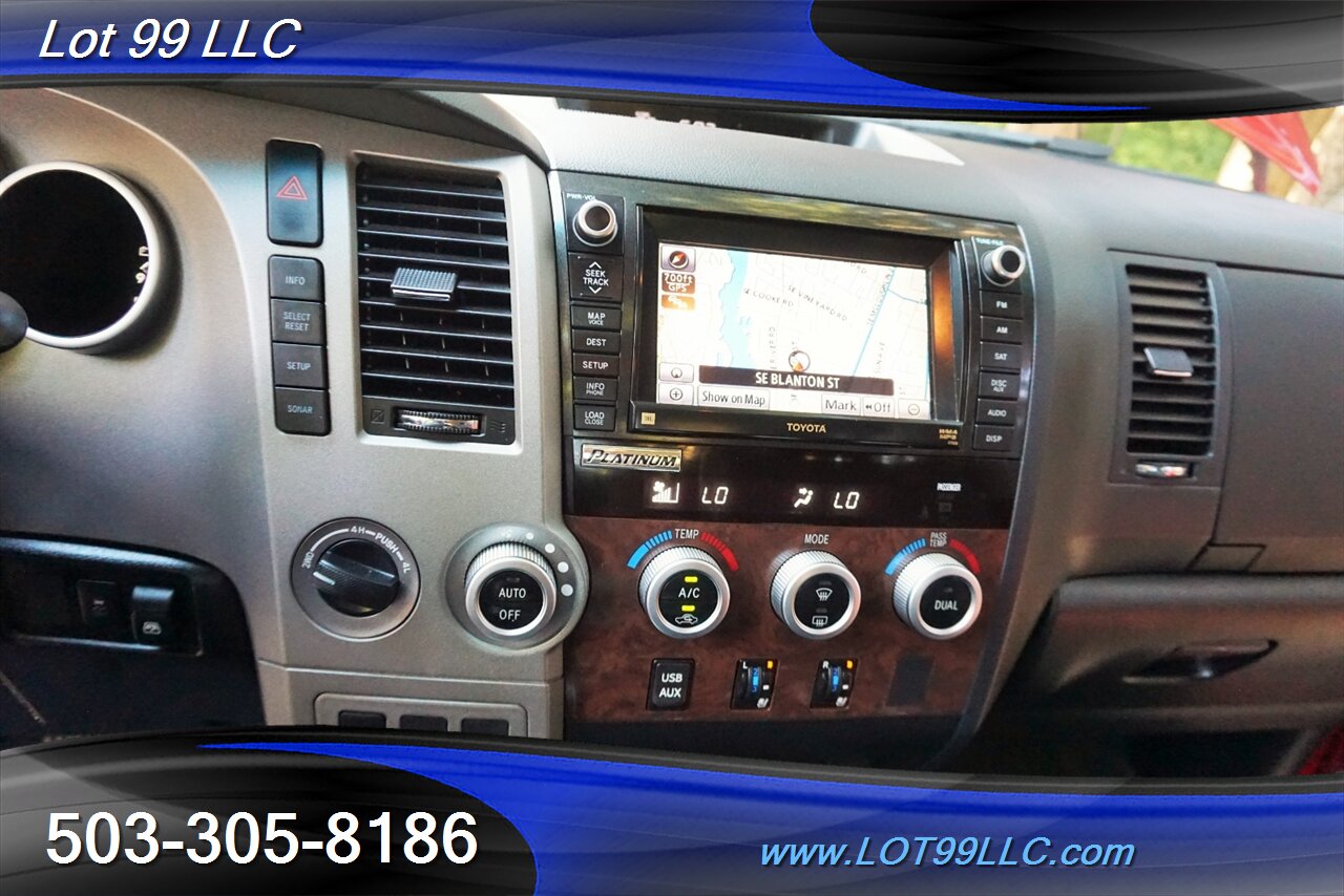 2013 Toyota Tundra Platinum 4x4 V8 5.7L Leather LIFTED NEW TIRES - Photo 20 - Milwaukie, OR 97267